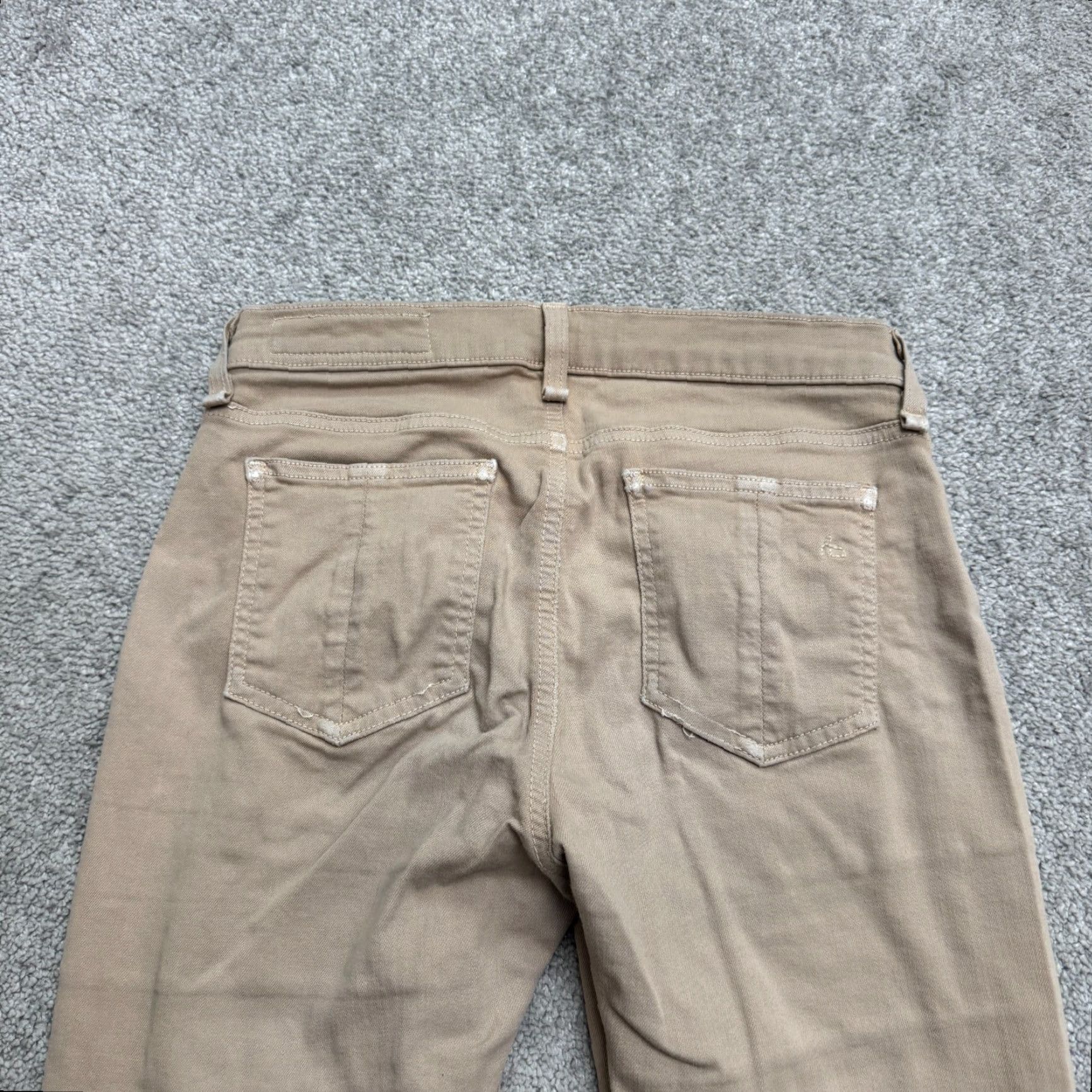 Rag & Bone rag & bone Jeans Womens 26 Tan Brown Mid Rise Stretch Denim Skinny 5-Pocket City Streetwear Womens Size 26" / US 2 / IT 38 - 3 Thumbnail