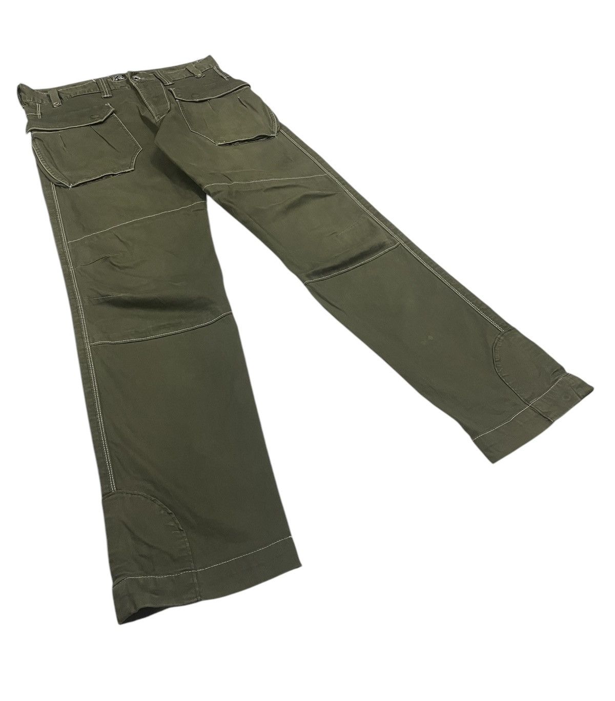 Energie × Japanese Brand × PPFM Energie Cargo Pants Double Knee Cargo Pants Size US 33 - 3 Thumbnail