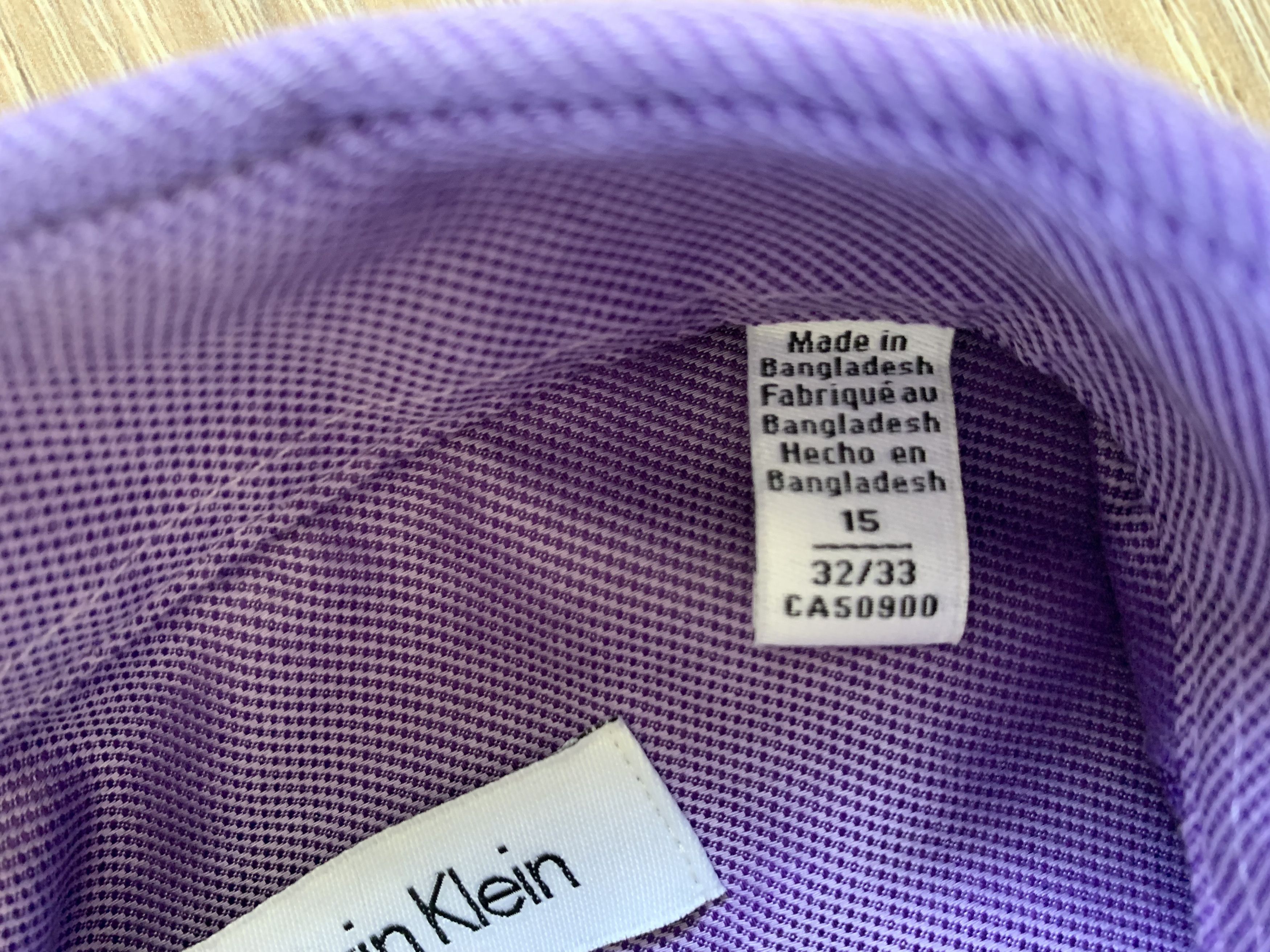Calvin Klein × Vintage Vintage Calvin Klein Purple Classic Fit Shirt Size US M / EU 48-50 / 2 - 6 Thumbnail