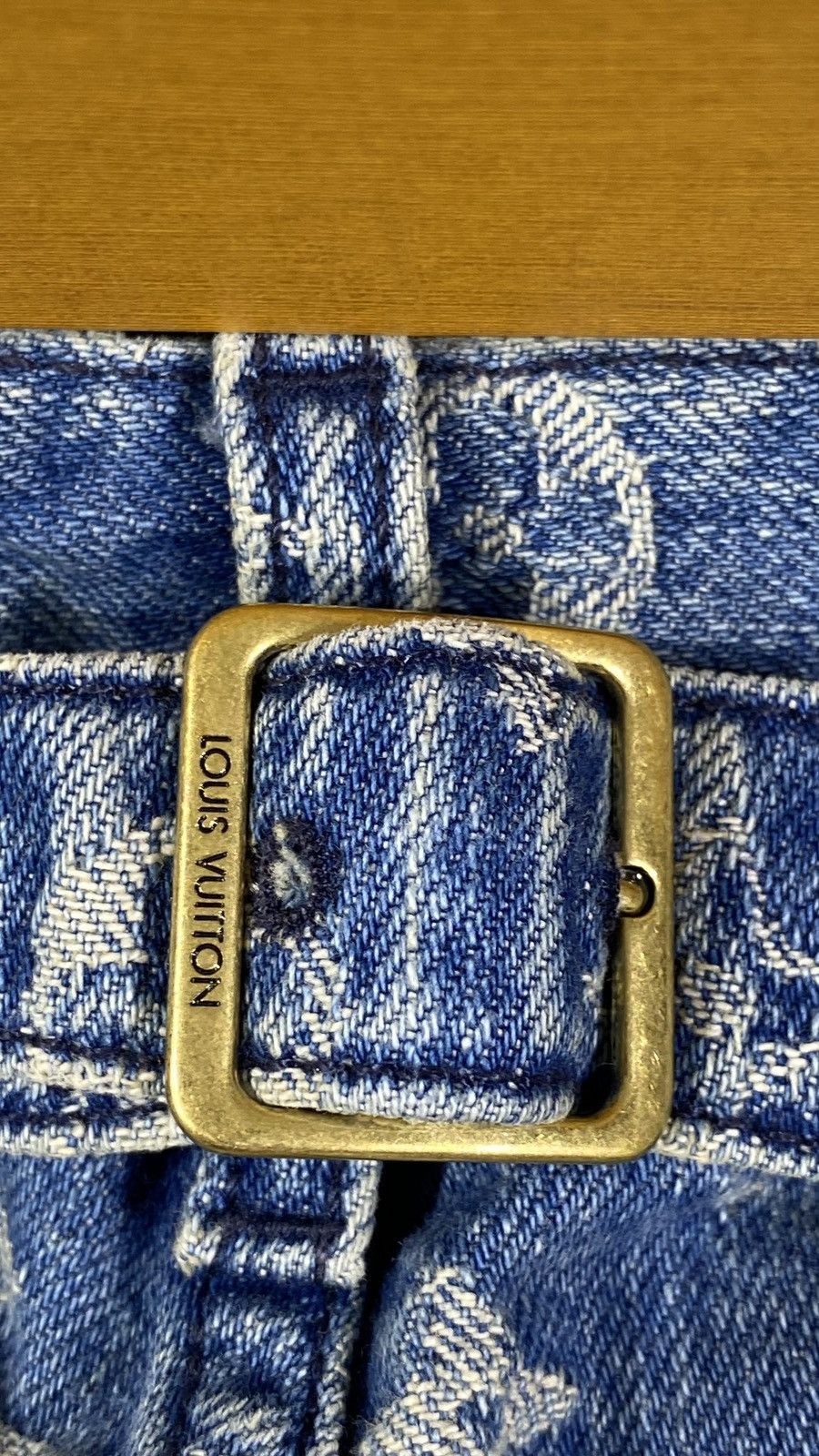 Louis Vuitton × Supreme Louis Vuitton X SUPREME 1 OF 1 Sample Carpenter Denim Jeans Size US 30 / EU 46 - 23 Thumbnail