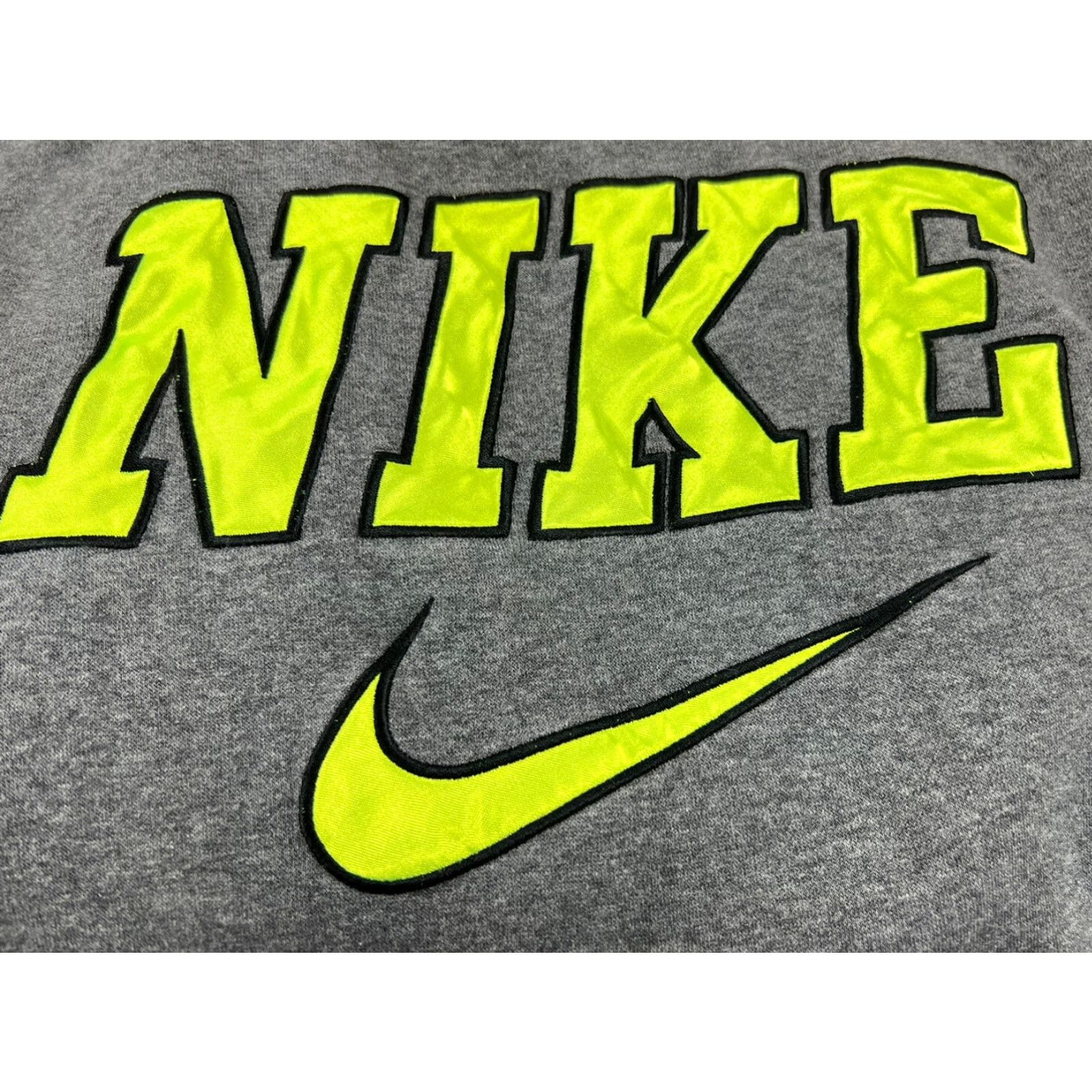 Nike Nike Hoodie Center Swoosh Embroidered Gray Pullover Sweatshirt L Men Long Sleeve Hooded Pockets Regular 2000s Vintage No Size US L / EU 52-54 / 3 - 6 Thumbnail