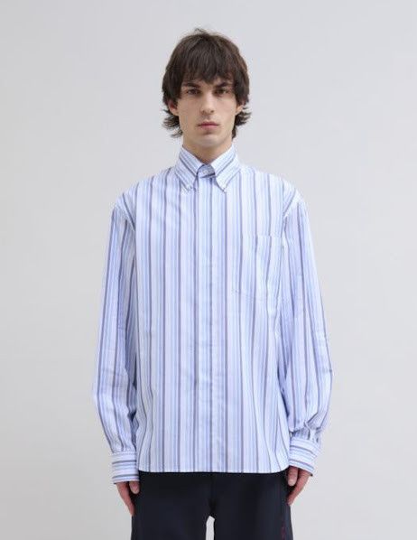 Marni o1w1db10625 Shirt in Blue Size US S / EU 44-46 / 1 - 1 Thumbnail