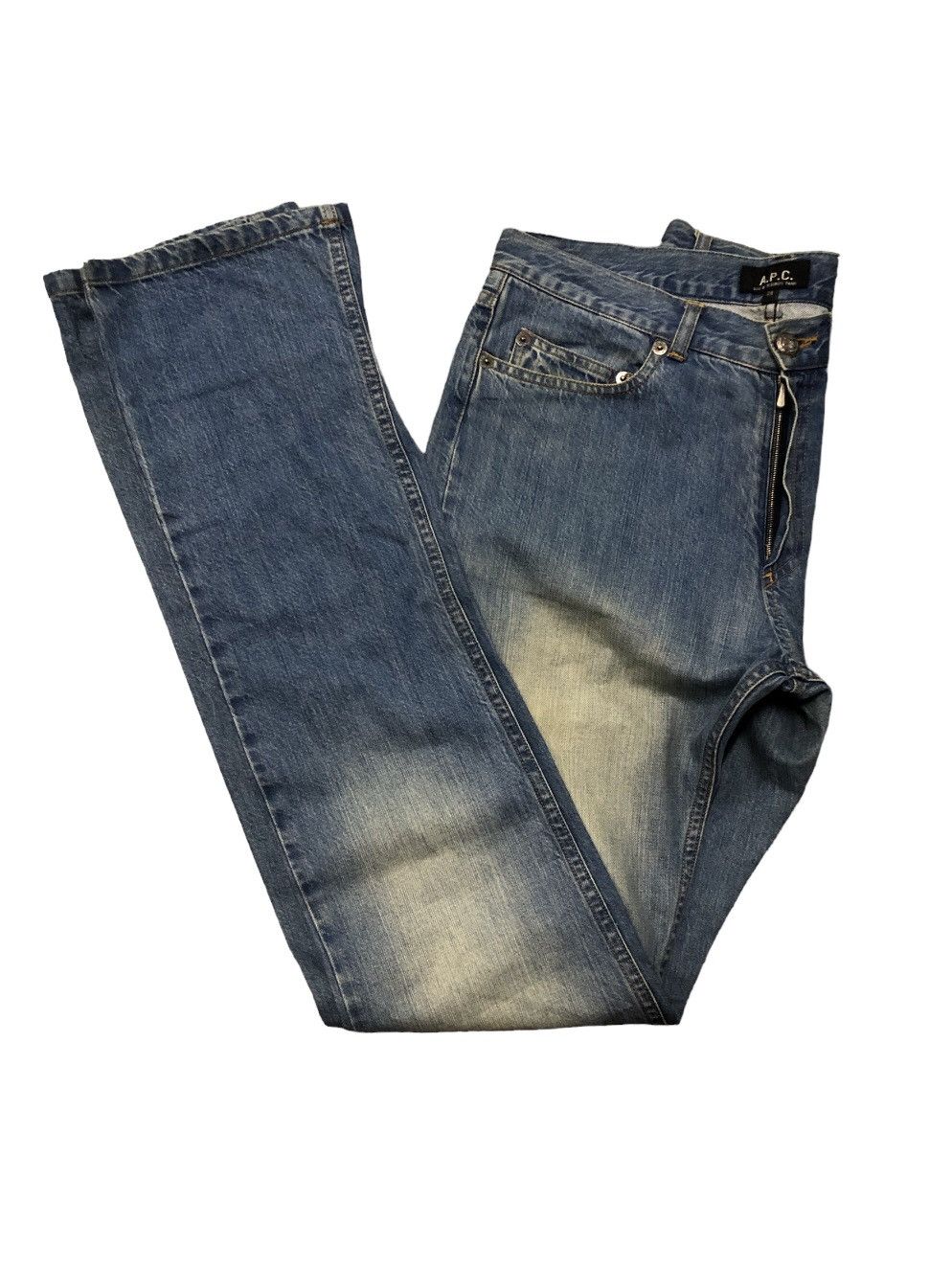 A.P.C. × Japanese Brand × Vintage A.P.C RUE DE FLEURUS PARIS JEANS UNISEX Size US 30 / EU 46 - 12 Thumbnail