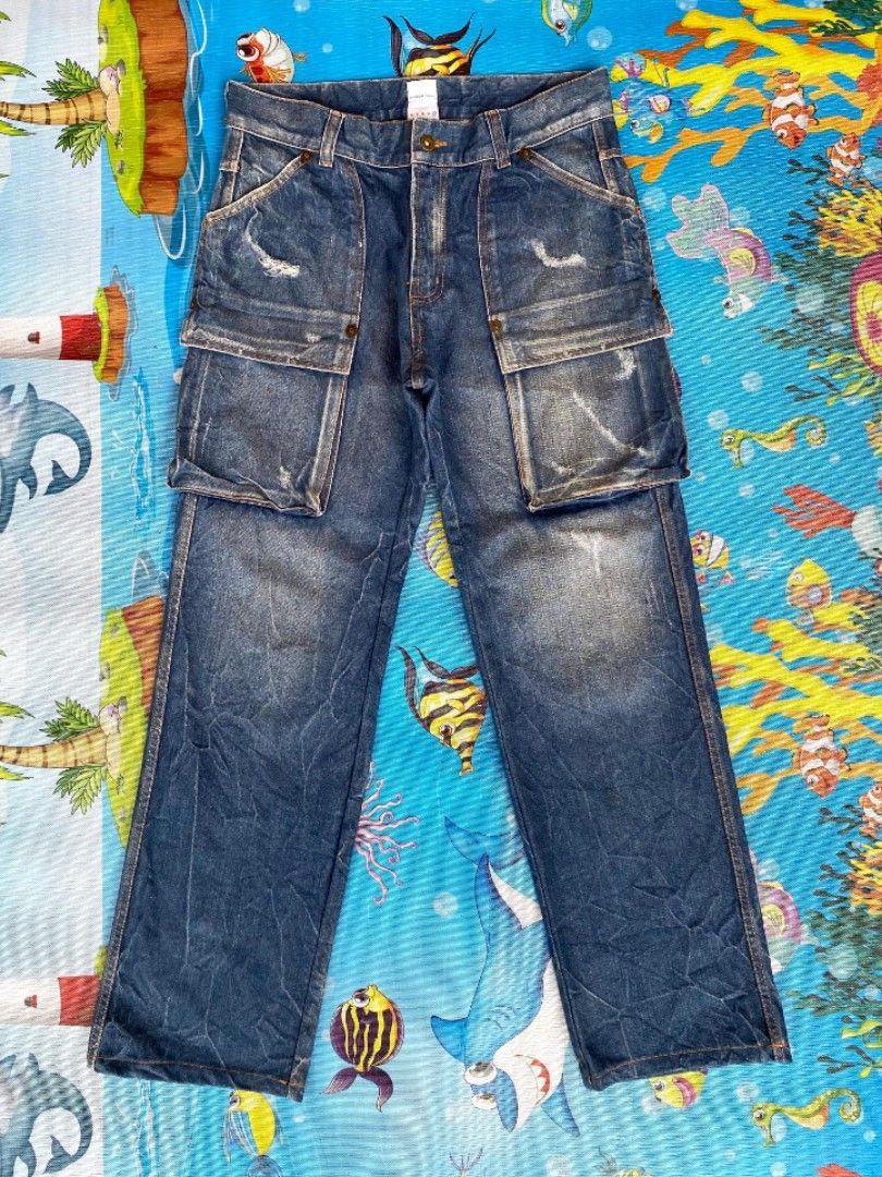 Japanese Brand × Number (N)ine Number nine y2k cargo jeans beautiful design Size US 30 / EU 46 - 1 Thumbnail