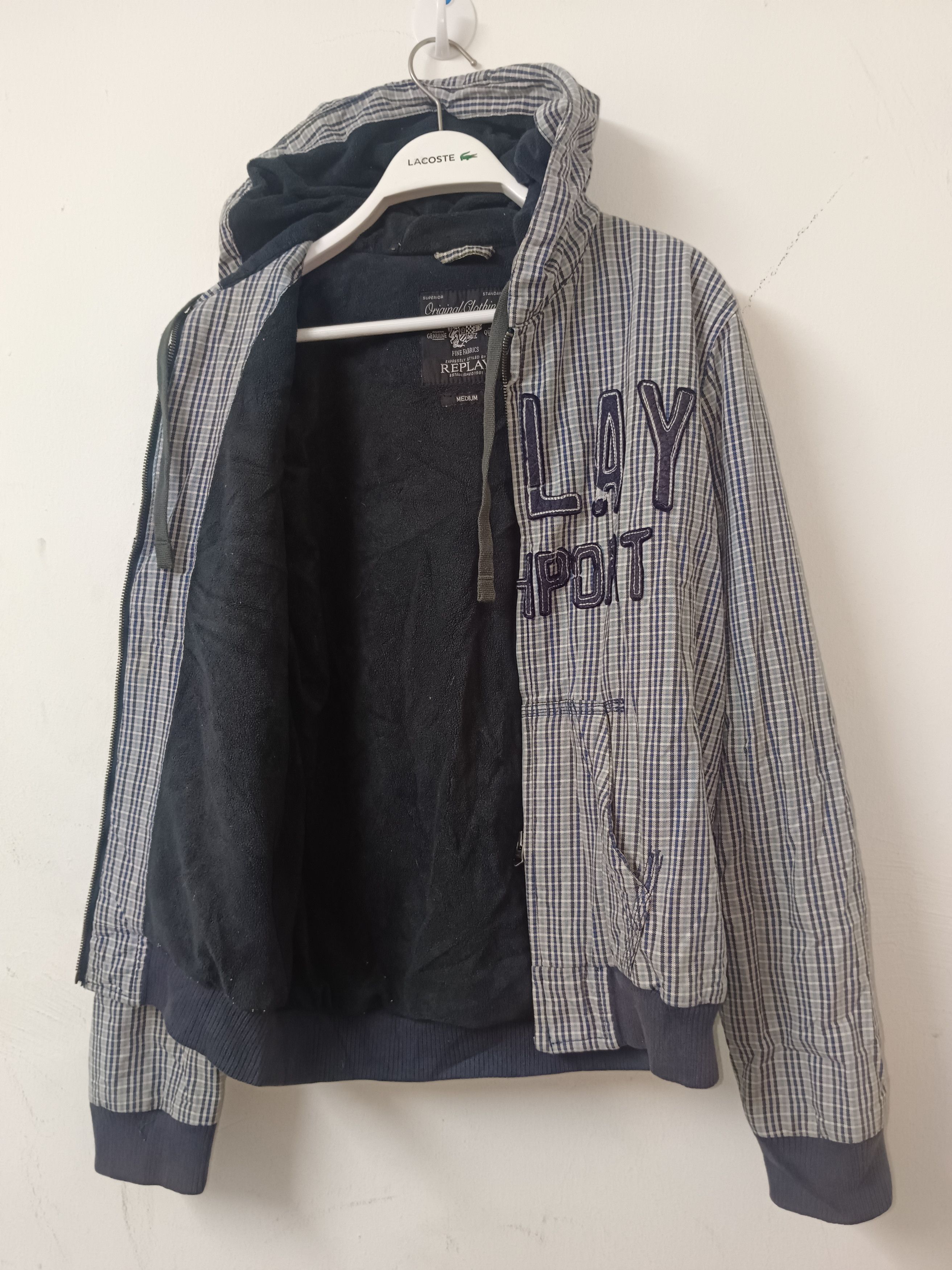 Replay × Vintage Vintage Y2K Replay Jacket Hoodie Plain Size US M / EU 48-50 / 2 - 6 Thumbnail