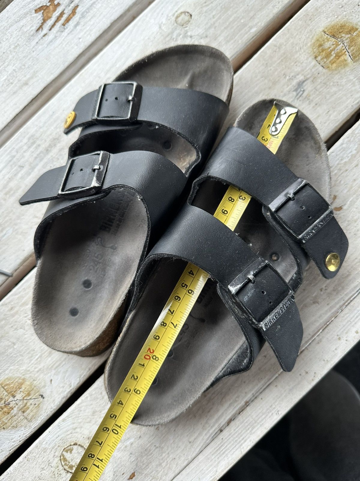 Birkenstock 🚨Vintage Birkenstock 38 black Luxe Sandals rare slides Size US 5.5 / EU 38 - 15 Thumbnail