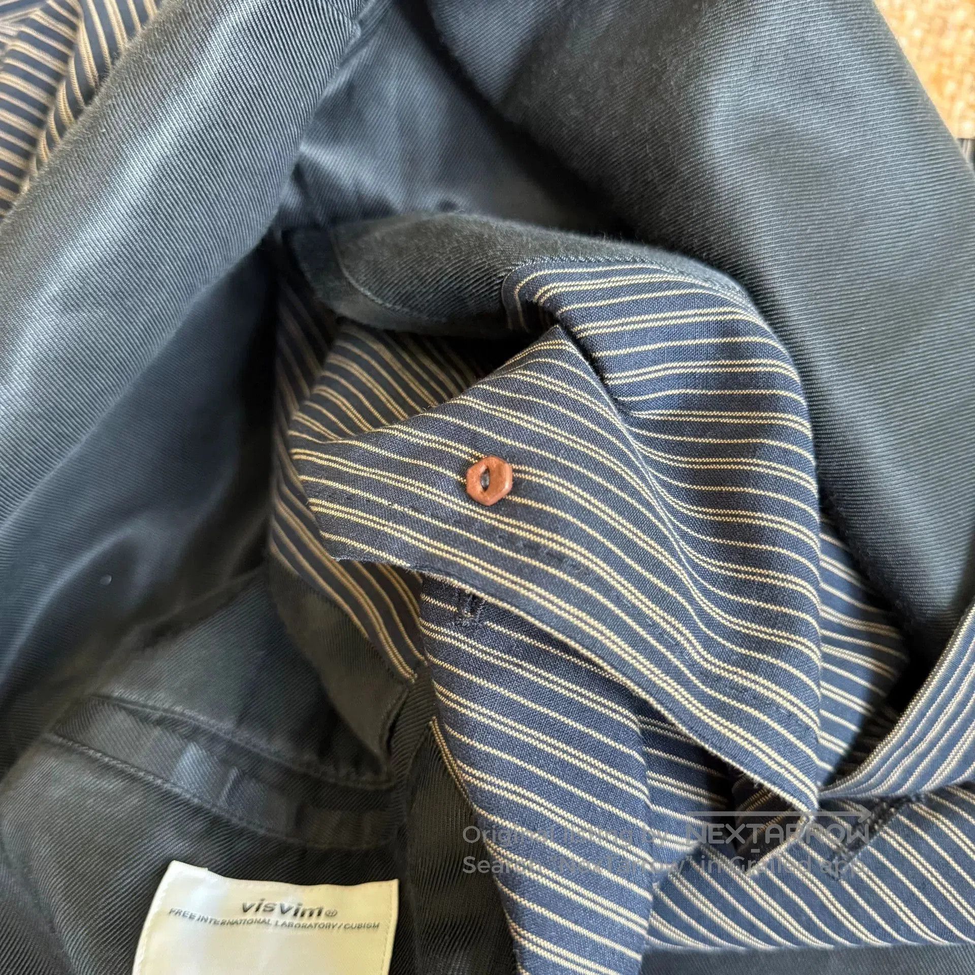 Visvim visvim new hope ii jkt santome navy stripe. Size US L / EU 52-54 / 3 - 4 Thumbnail