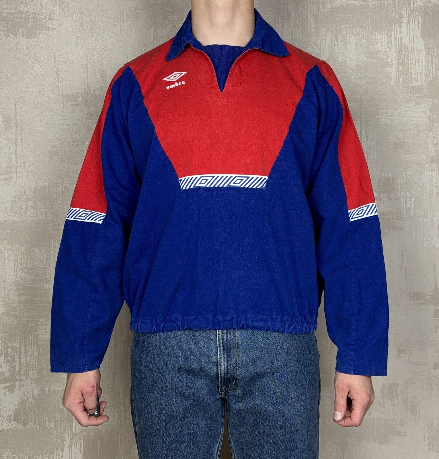 Umbro 90's Umbro Training Drill Top Vintage Pullover Soccer Size US L / EU 52-54 / 3 - 2 Thumbnail