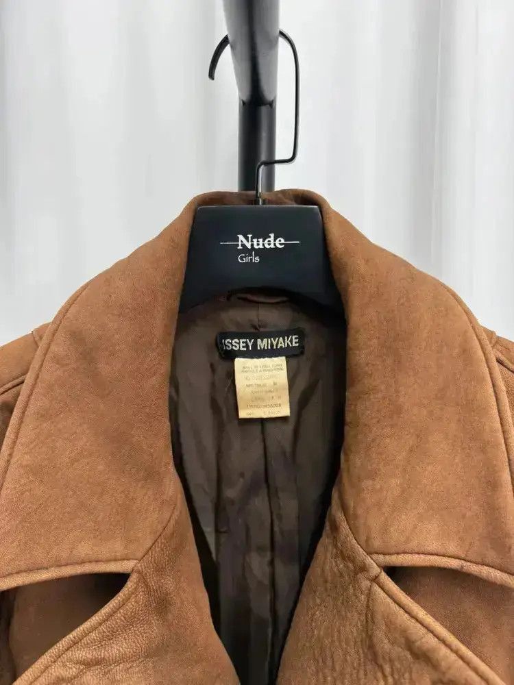 Issey Miyake Issey Miyake Double Button Lamb Leather Jacket-2507 Size US M / EU 48-50 / 2 - 5 Thumbnail