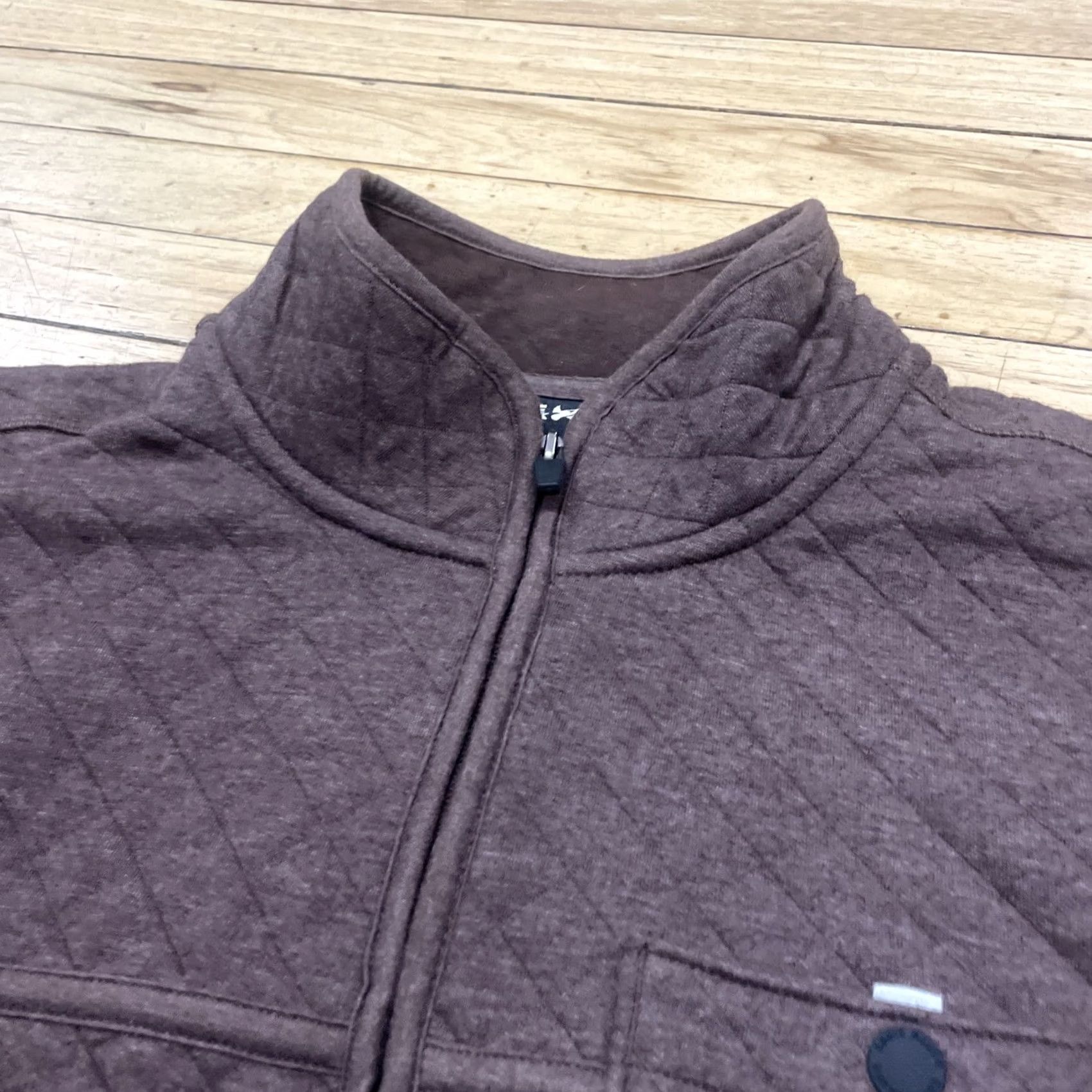 Eddie Bauer VINTAGE Eddie Bauer Hunting Quilted Texture 1/4 Zip Sweater Men L Brown Capsule Knit L Size US L / EU 52-54 / 3 - 4 Thumbnail