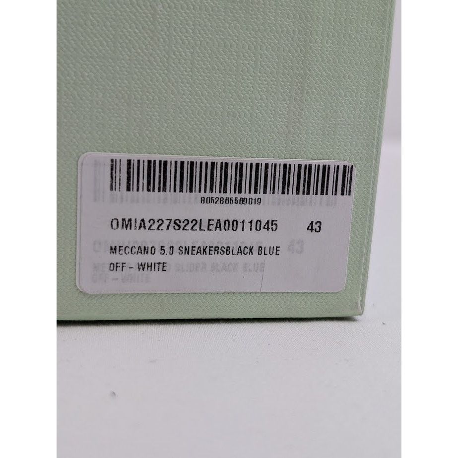 Off-White o1rshd1 Meccano 5.0 Sneakers in Black / Blue Size US 10 / EU 43 - 20 Thumbnail