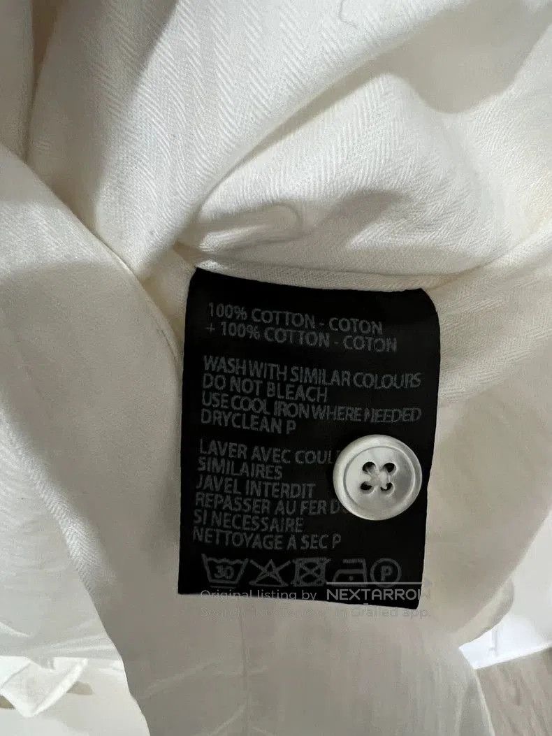 Ann Demeulemeester Ann Demeulemeester White Button-Up Shirt-dmc. Size US M / EU 48-50 / 2 - 6 Thumbnail