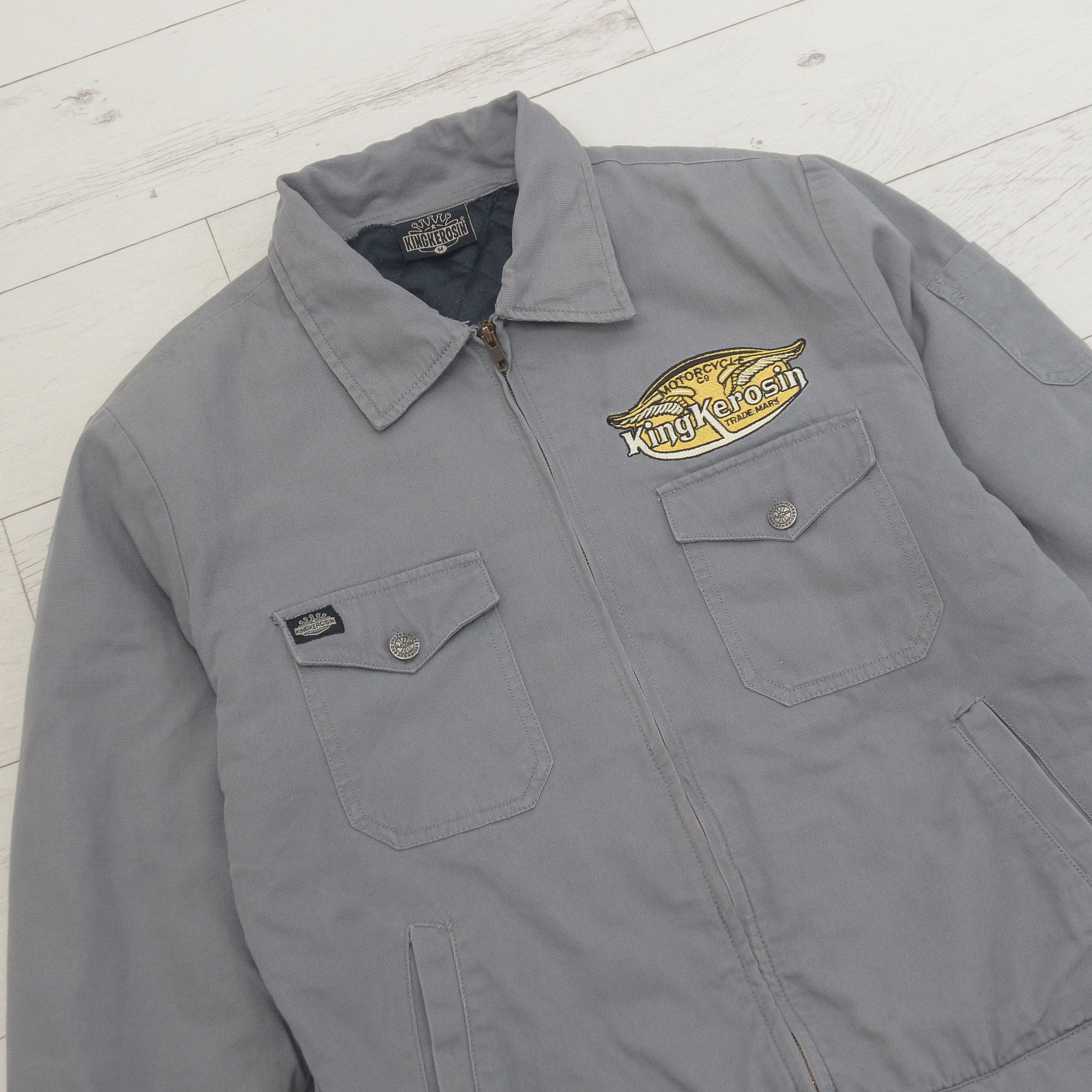 King × Vintage Y2K Biker King Kerosin Vintage Bomber Jacket Rare Archive Size US M / EU 48-50 / 2 - 3 Thumbnail