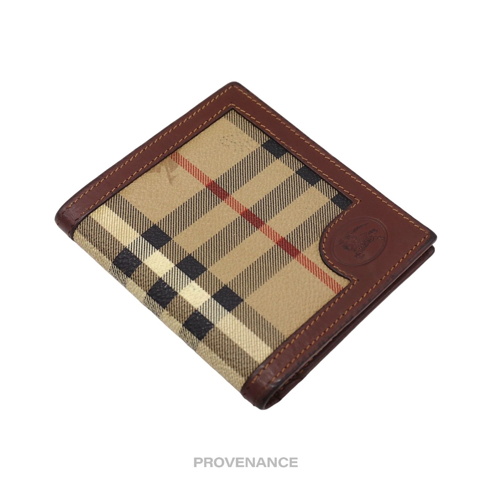 Burberry 🔴 Burberry Bifold Wallet - Nova Check Brown Size ONE SIZE - 4 Thumbnail