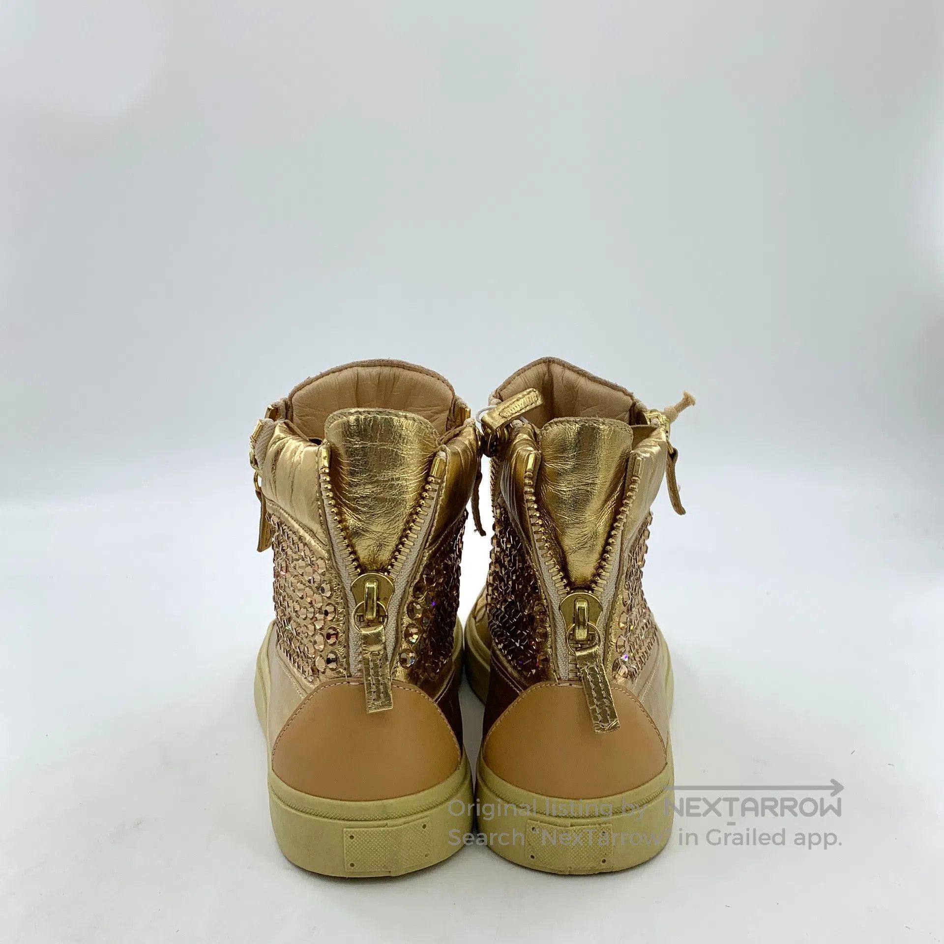 Other GIUSEPPE ZANOTTI DESIGN Golden Dual Zipper Design Stud Dec Size US 5 / EU 37 - 4 Thumbnail