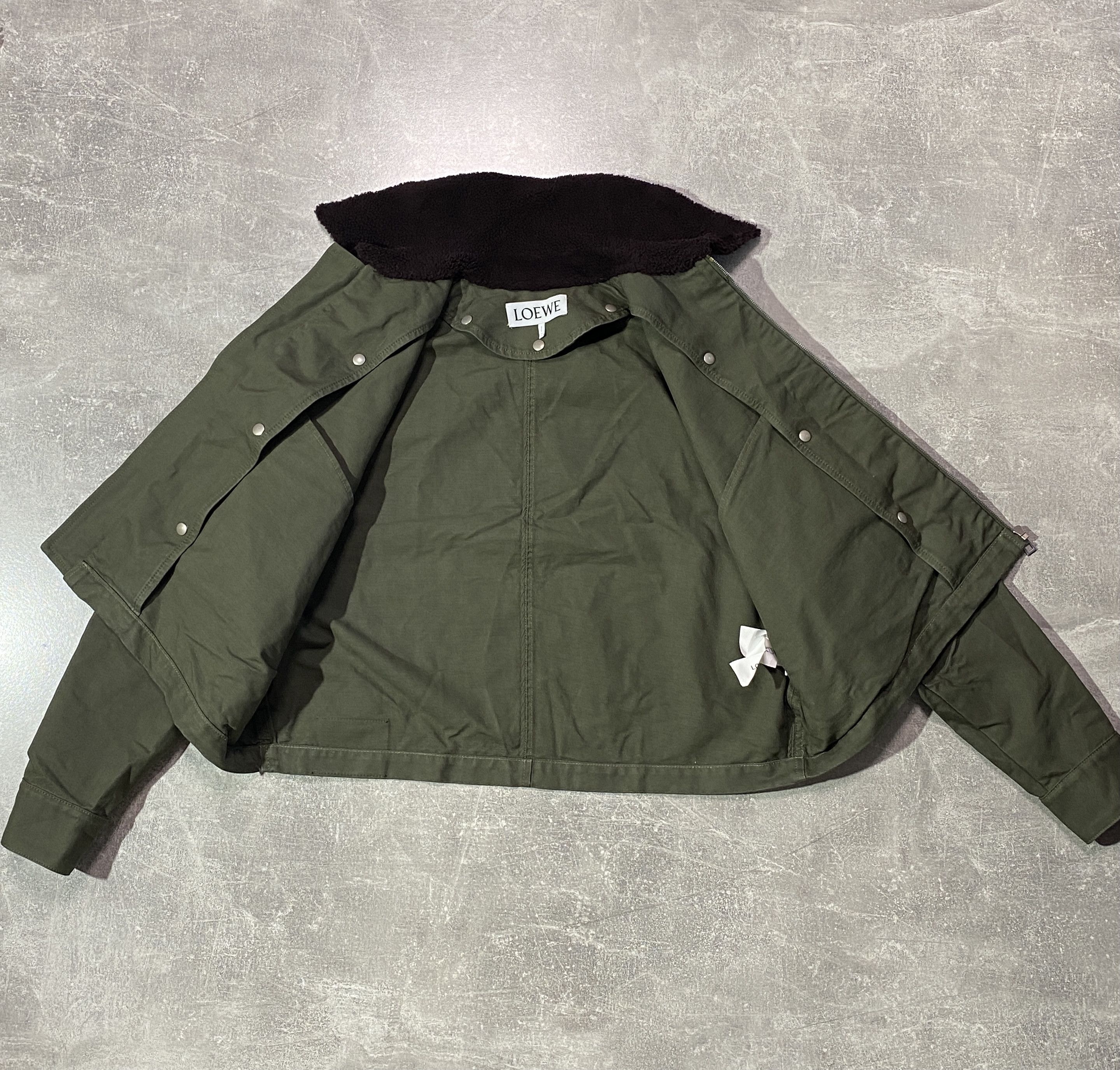 Loewe SS25 LOEWE MILITARY STYLE PROTOTYPE/SAMPLE CANVAS JACKET Size US M / EU 48-50 / 2 - 4 Thumbnail