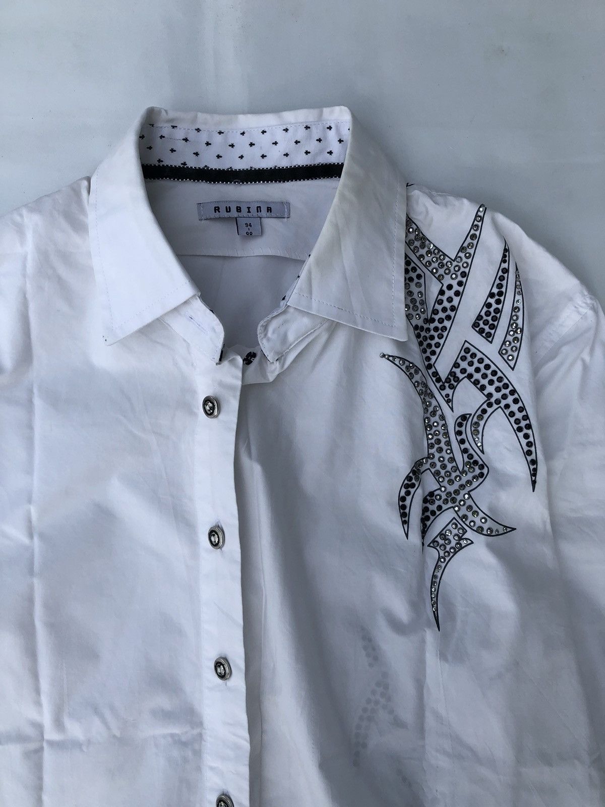 If Six Was Nine Japanese Tribal Rubina Button Shirt issey Style Size US M / EU 48-50 / 2 - 4 Thumbnail