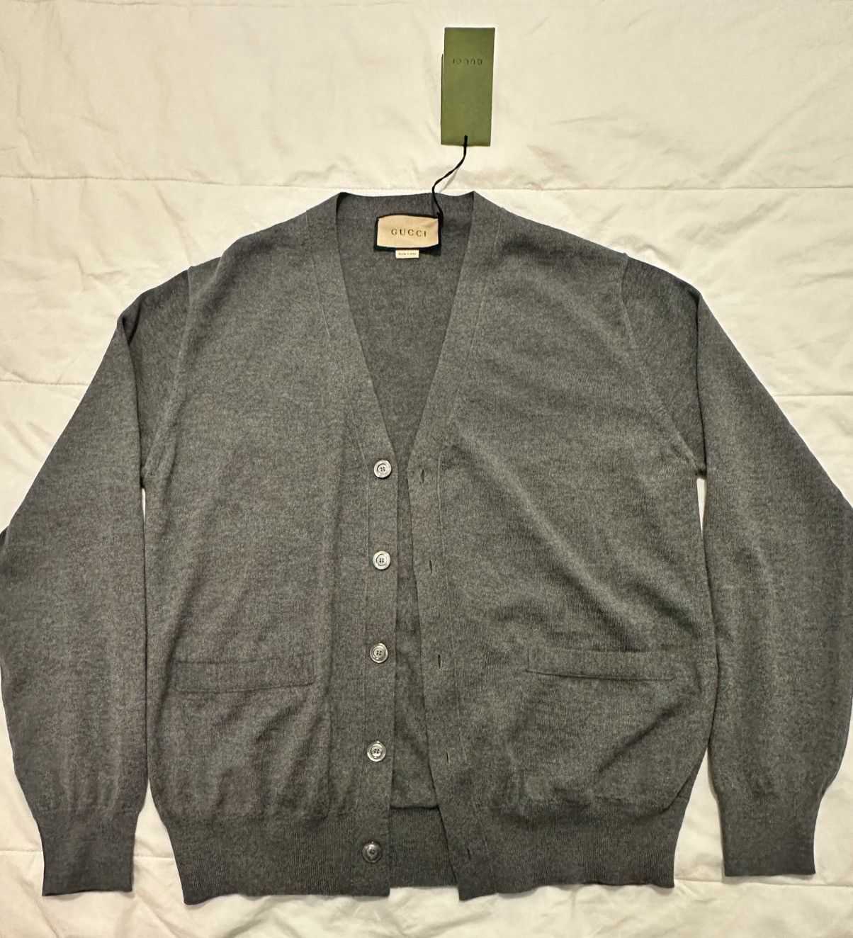 Gucci Brand new Gucci fine wool cardigan Size US XL / EU 56 / 4 - 2 Thumbnail