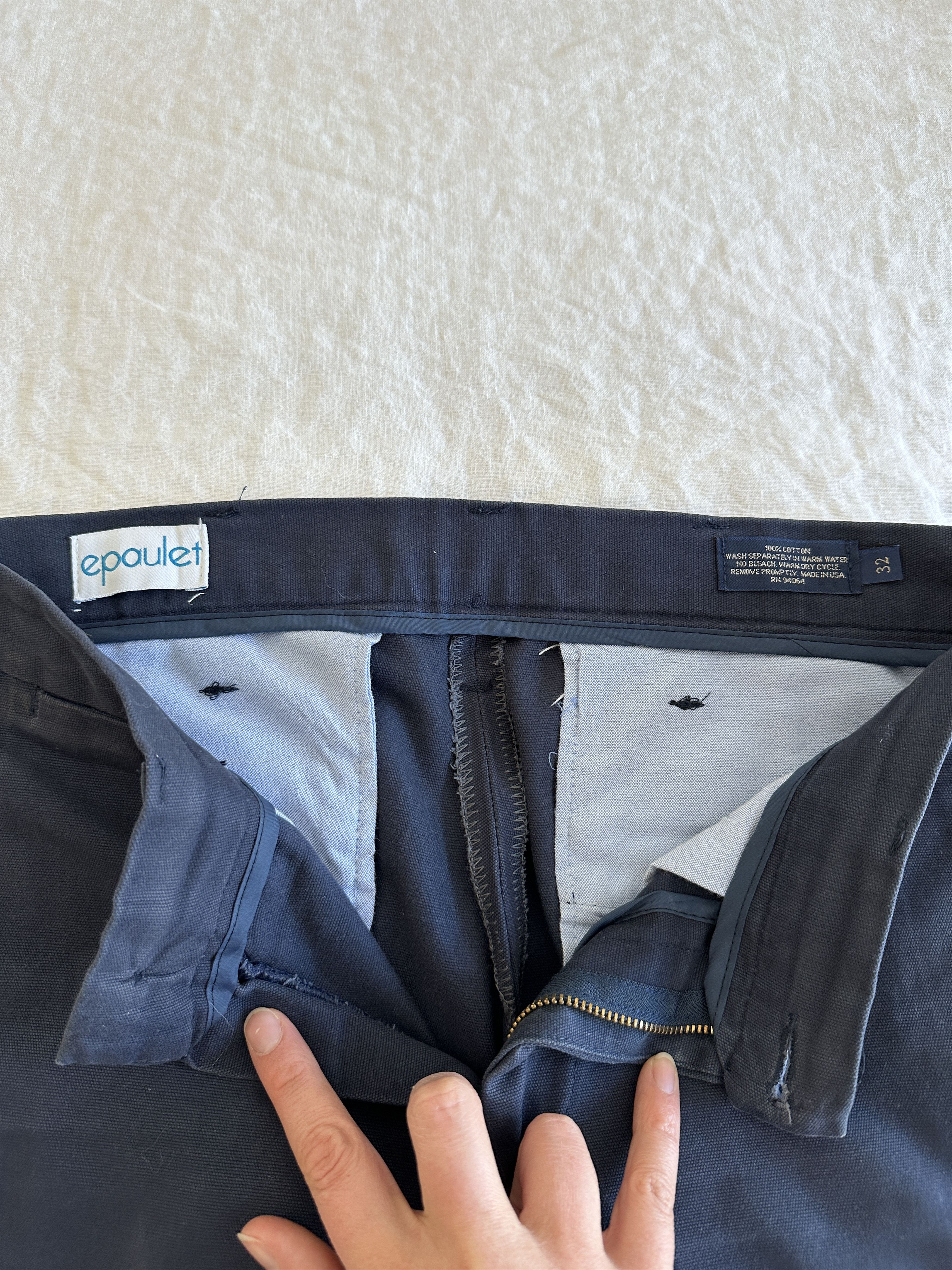 Epaulet Rivet Chinos Size US 32 / EU 48 - 2 Thumbnail