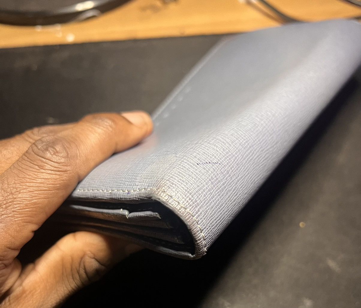 Marni Marni Slate Blue Continental Leather Wallet Size ONE SIZE - 4 Thumbnail