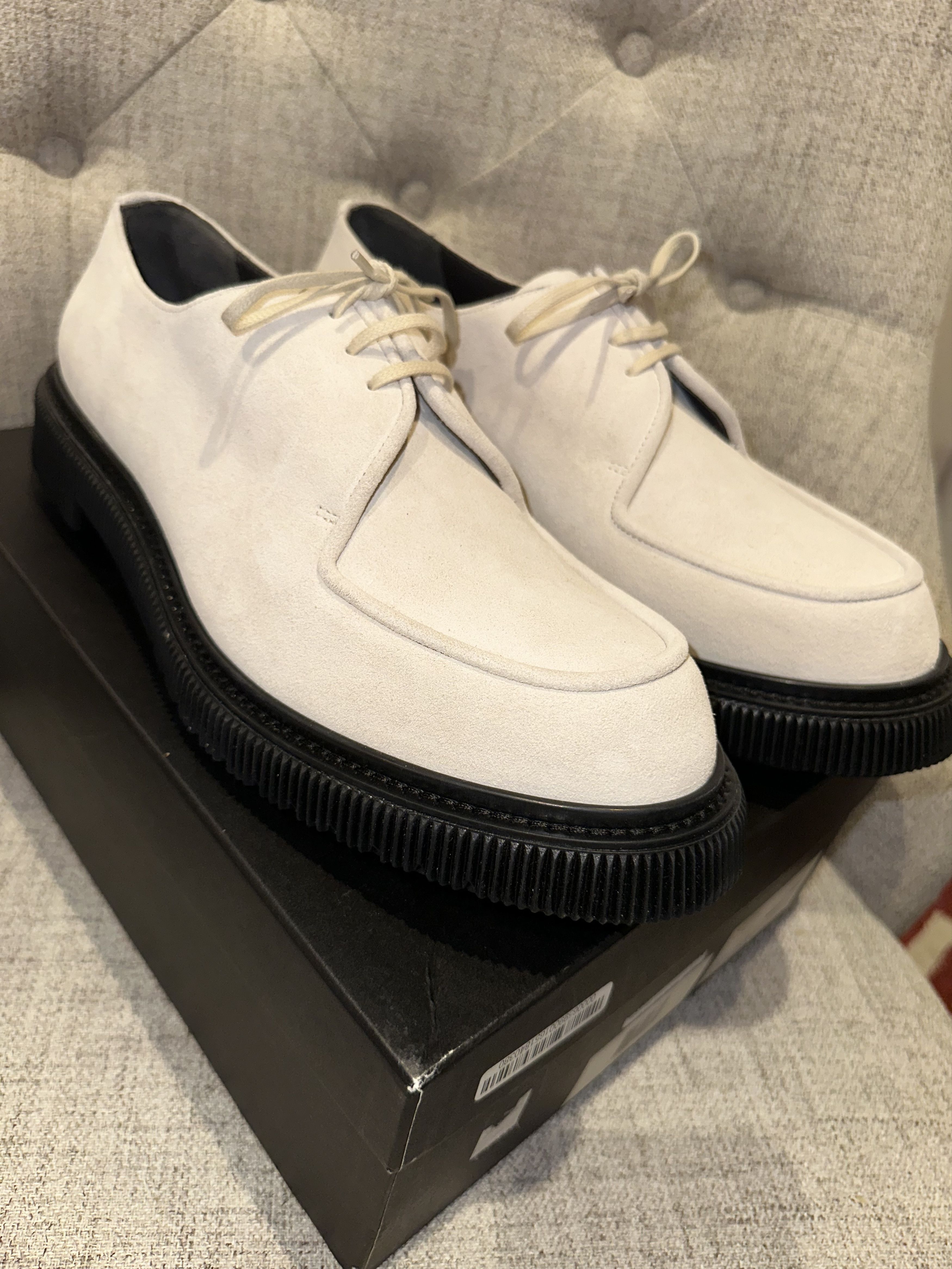 Adieu Paris Adieu Leather Apron Toe Derby Shoes $530 Sz 13. Size US 13 / EU 46 - 3 Thumbnail