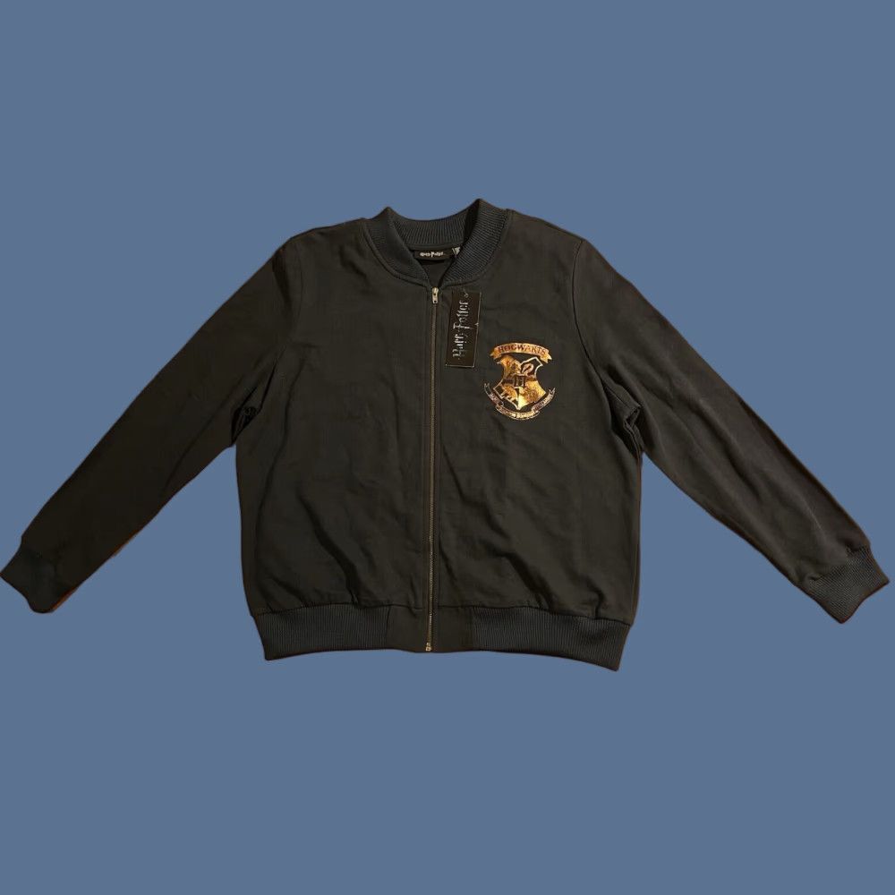 Vintage Harry Potter Hogwarts Gryffindor Quidditch Full Zip Sweatshirt Women’s 14 Blue Size XL / US 12-14 / IT 48-50 - 1 Thumbnail