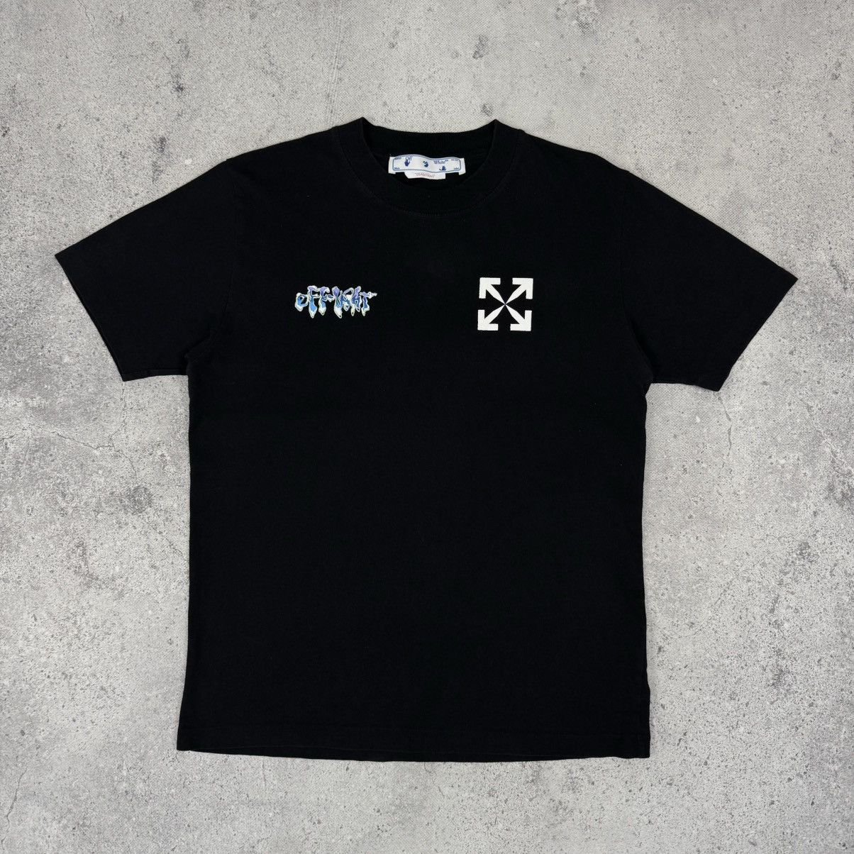 Off-White Rare Off White 90s Liquid T Shirt Size US M / EU 48-50 / 2 - 2 Thumbnail