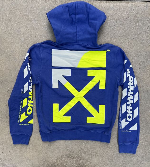 Off white split sales hoodie