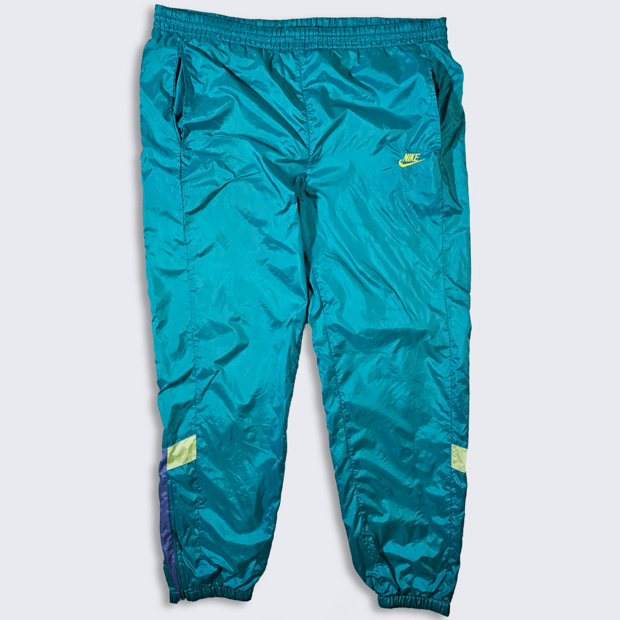 Nike Vintage 90s Swishy Windbreaker Track Jogger Pants