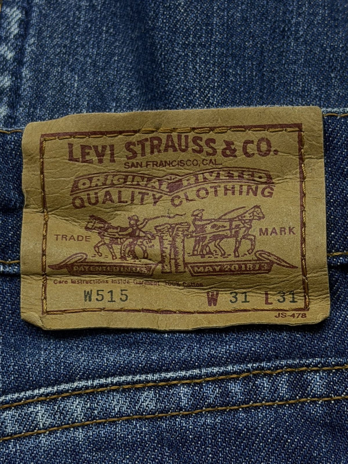 Levi's Vintage Levi’s W515 Made In Japan | Relaxed Straight | W27 Size US 27 - 12 Thumbnail