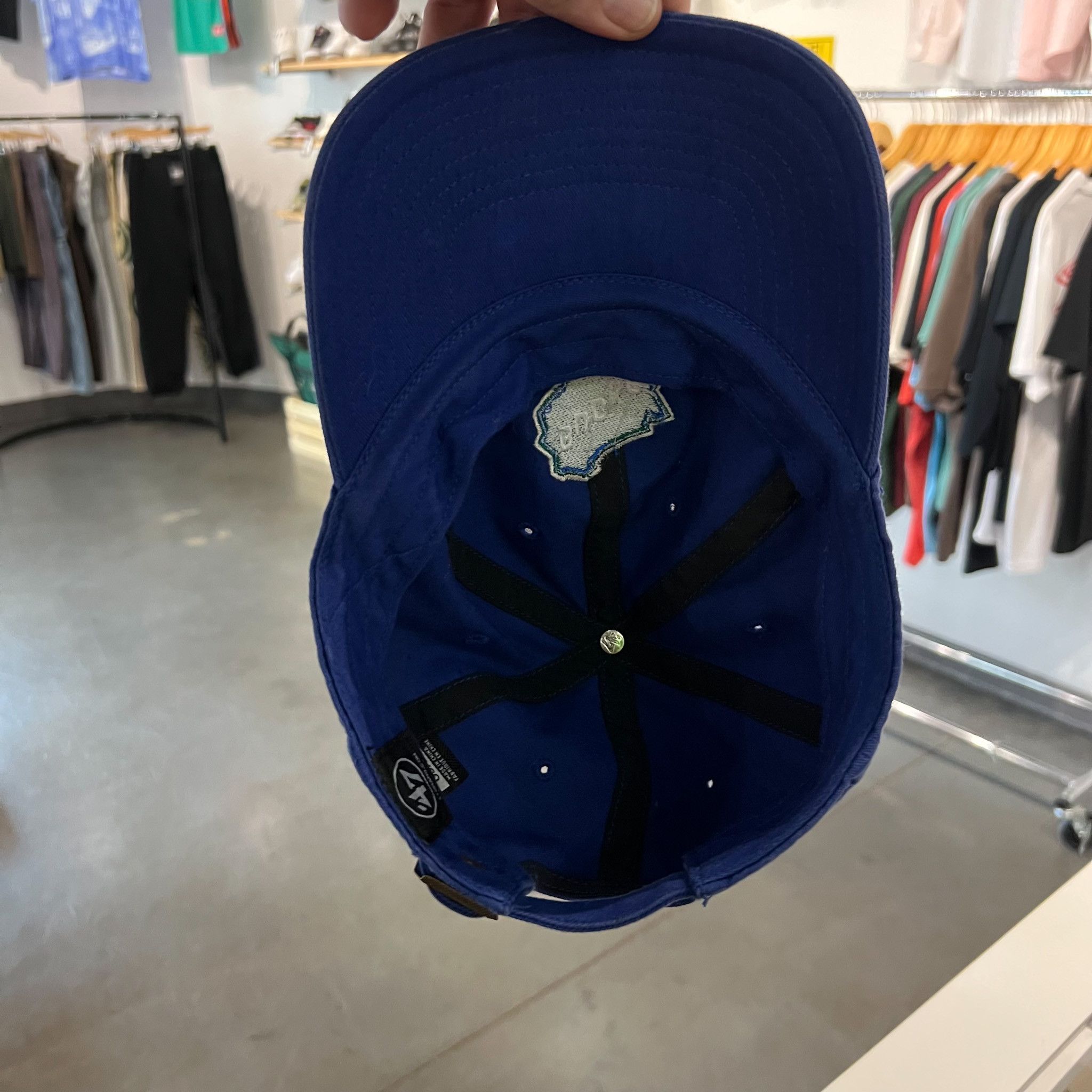 47 Brand × NBA '47 Brand Milwaukee Bucks Clean Up Cap Blue Size ONE SIZE - 4 Thumbnail