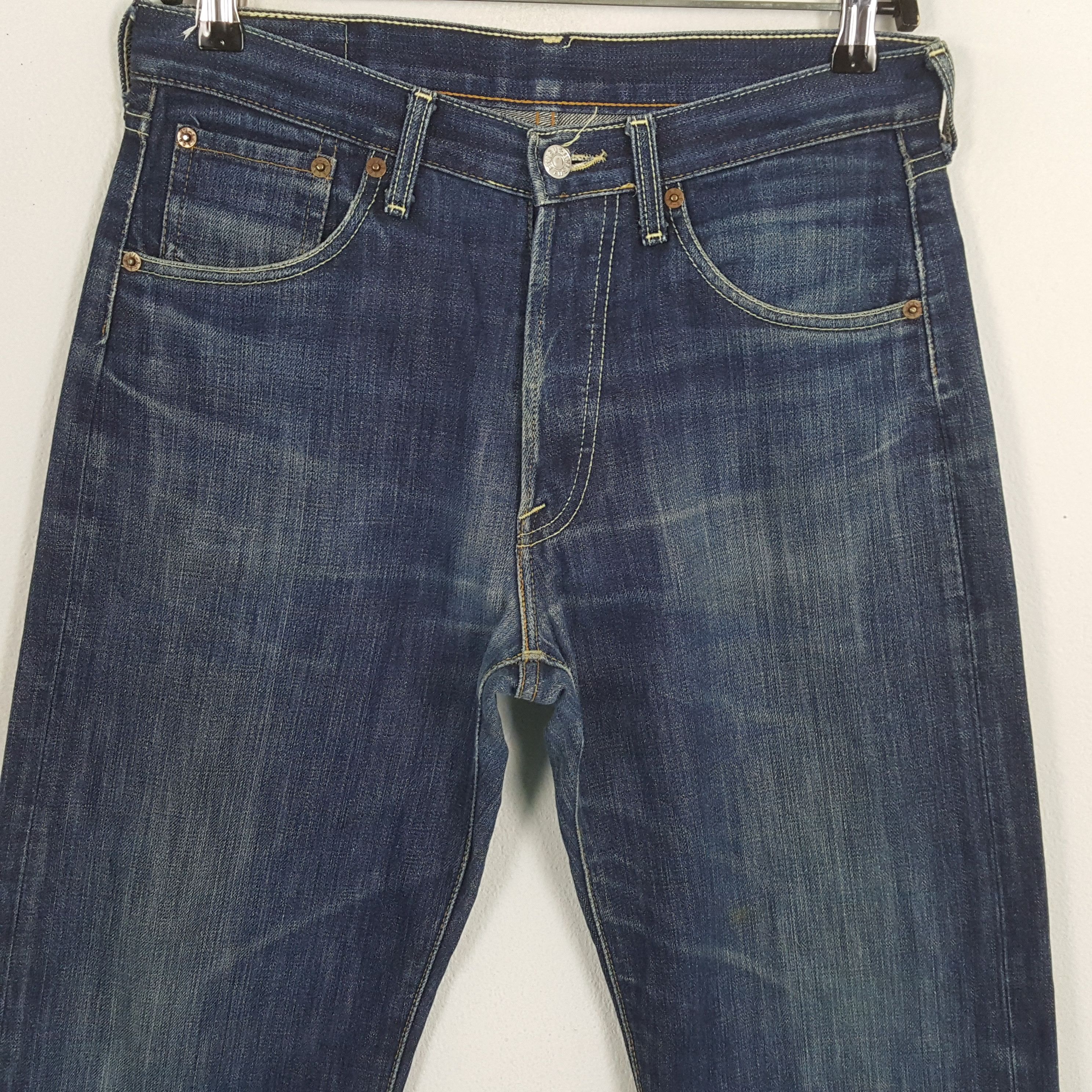 Evisu EVISU Japanese Brand Streetwear Custom Daicock Jeans Size US 31 - 5 Thumbnail