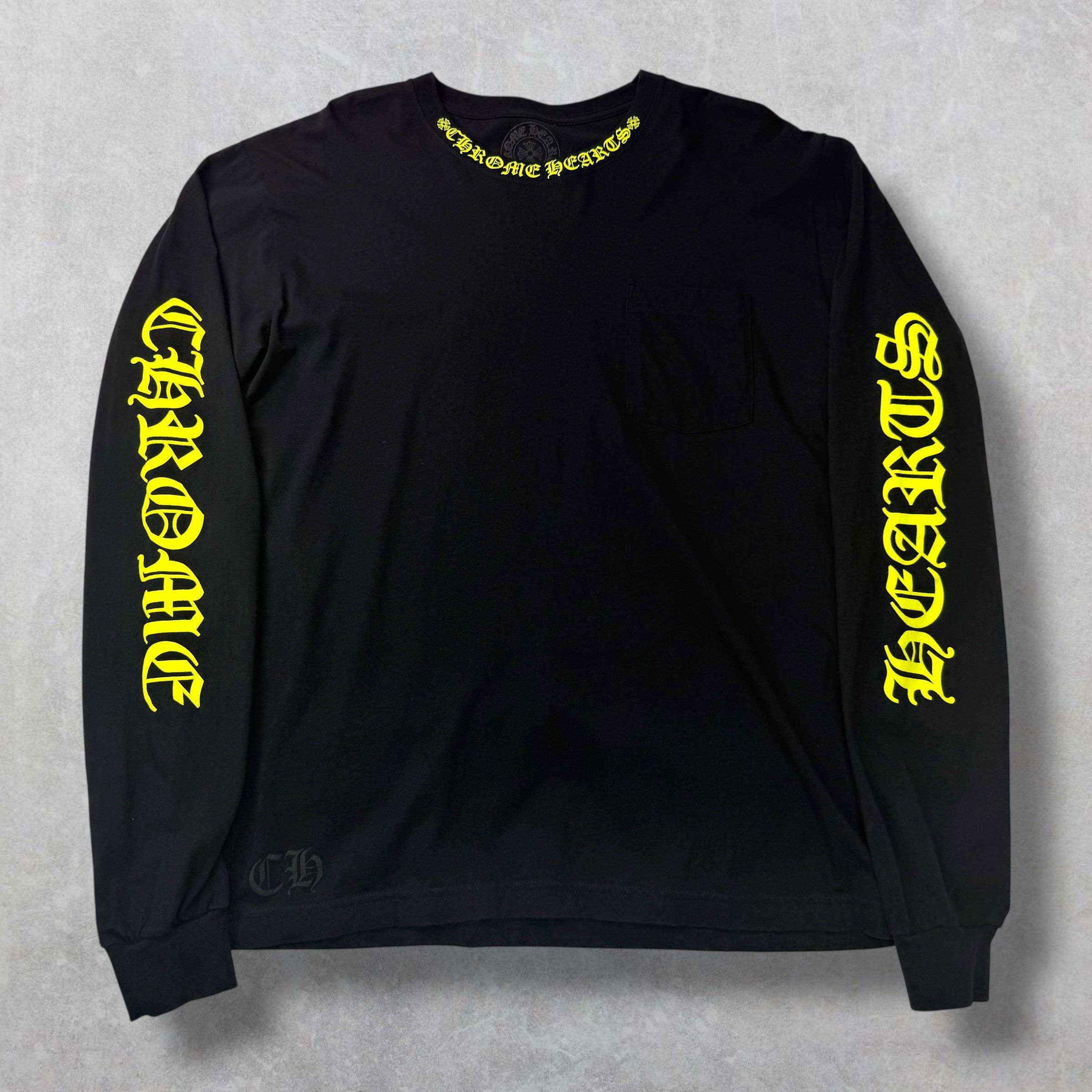 Chrome Hearts Chrome Hearts Neon Neck Logo L/S XL Size US XL / EU 56 / 4 - 1 Thumbnail
