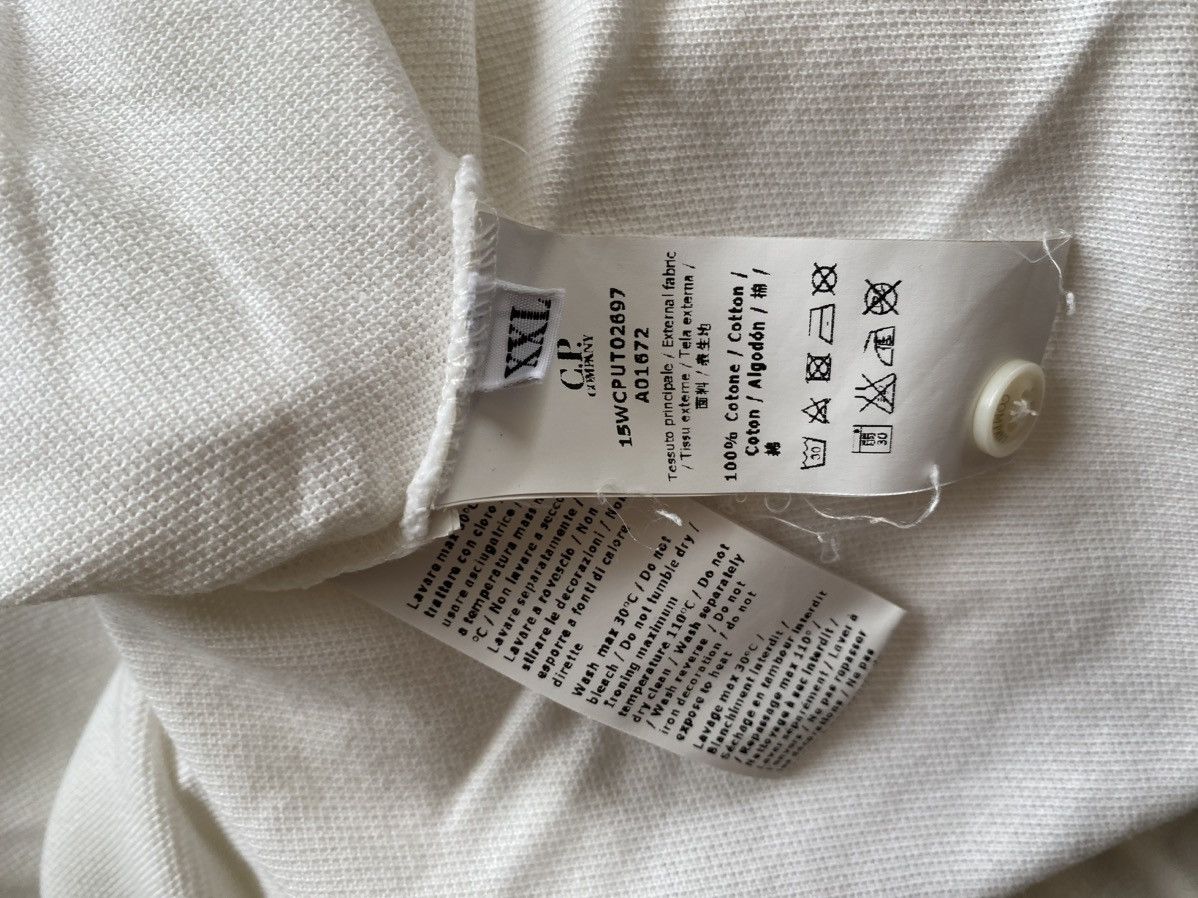 C.P. Company Cp company T-shirt polo white,XXL, Size US XXL / EU 58 / 5 - 6 Thumbnail