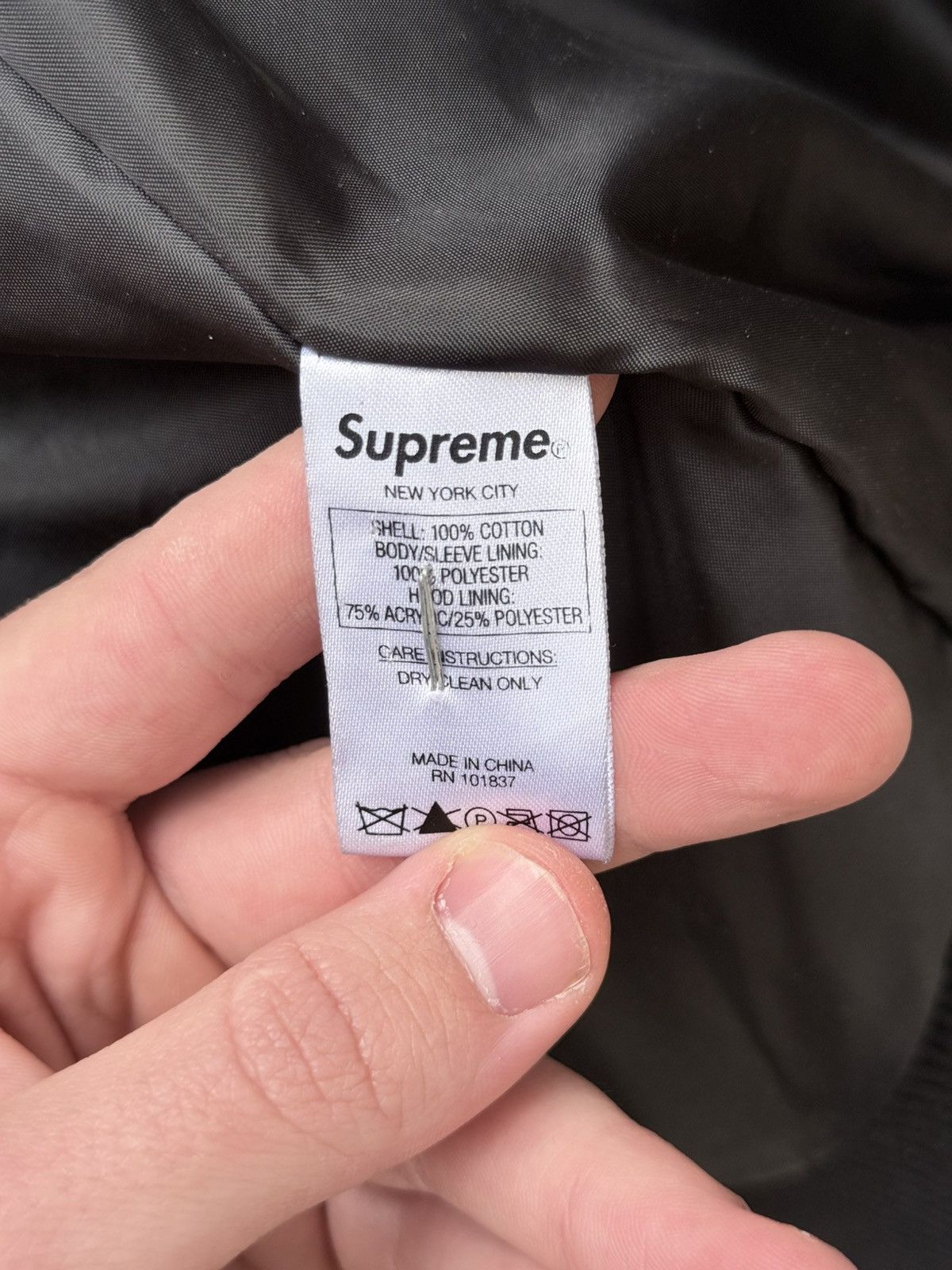 Supreme FW14 Supreme Eagle Velvet Hooded Bomber Size US M / EU 48-50 / 2 - 6 Thumbnail