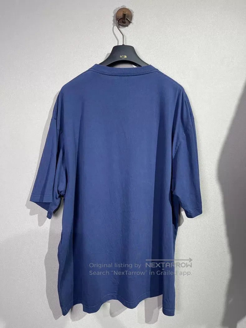 Balenciaga Balenciaga Dark Blue Patch Embroidered Letter Short Sleeve Size US L / EU 52-54 / 3 - 2 Thumbnail