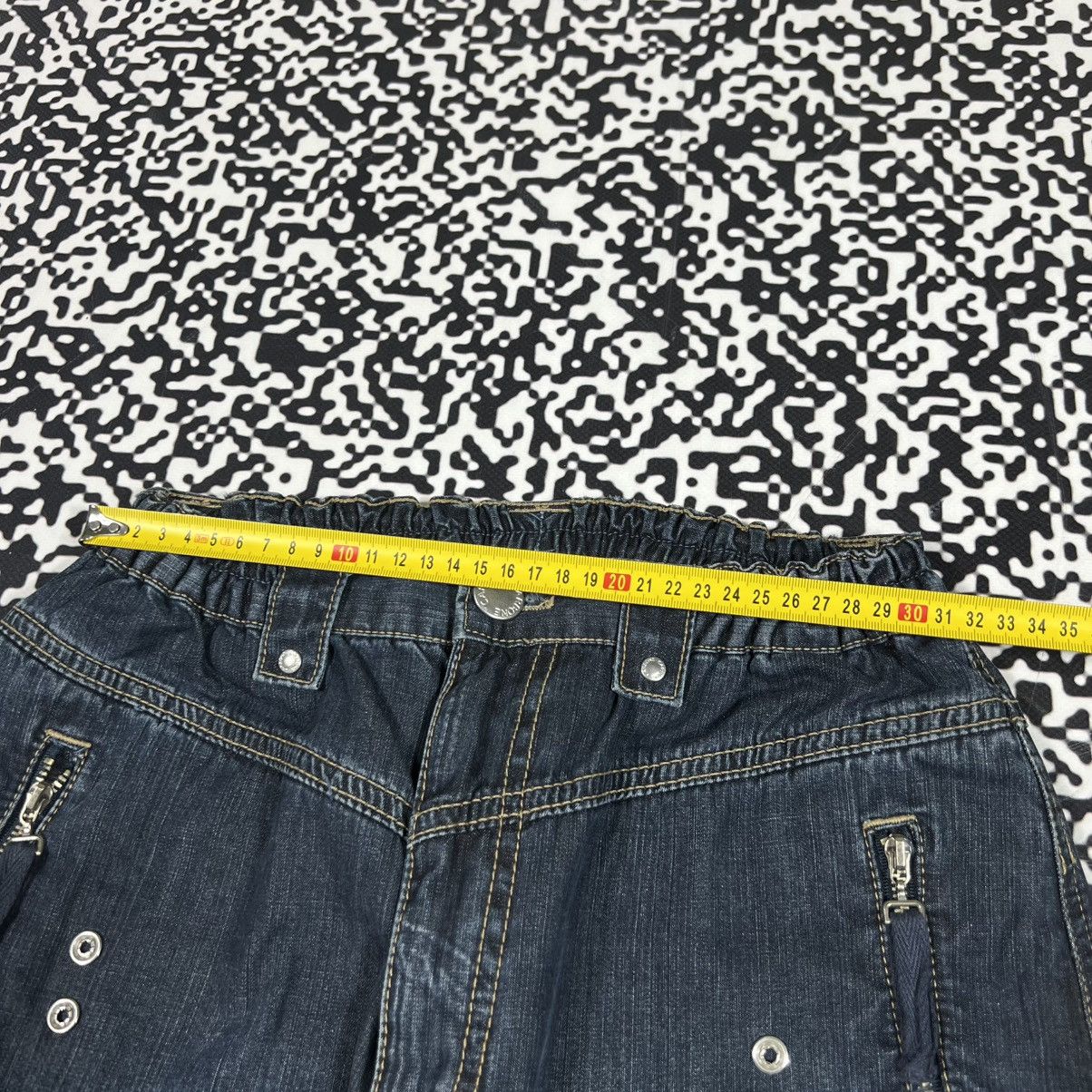 Japanese Brand Vintage Y2K Japanese Wide Baggy Jeans Skate Sk8 Jnco Style Size 25" / US 0 / IT 36 - 18 Thumbnail