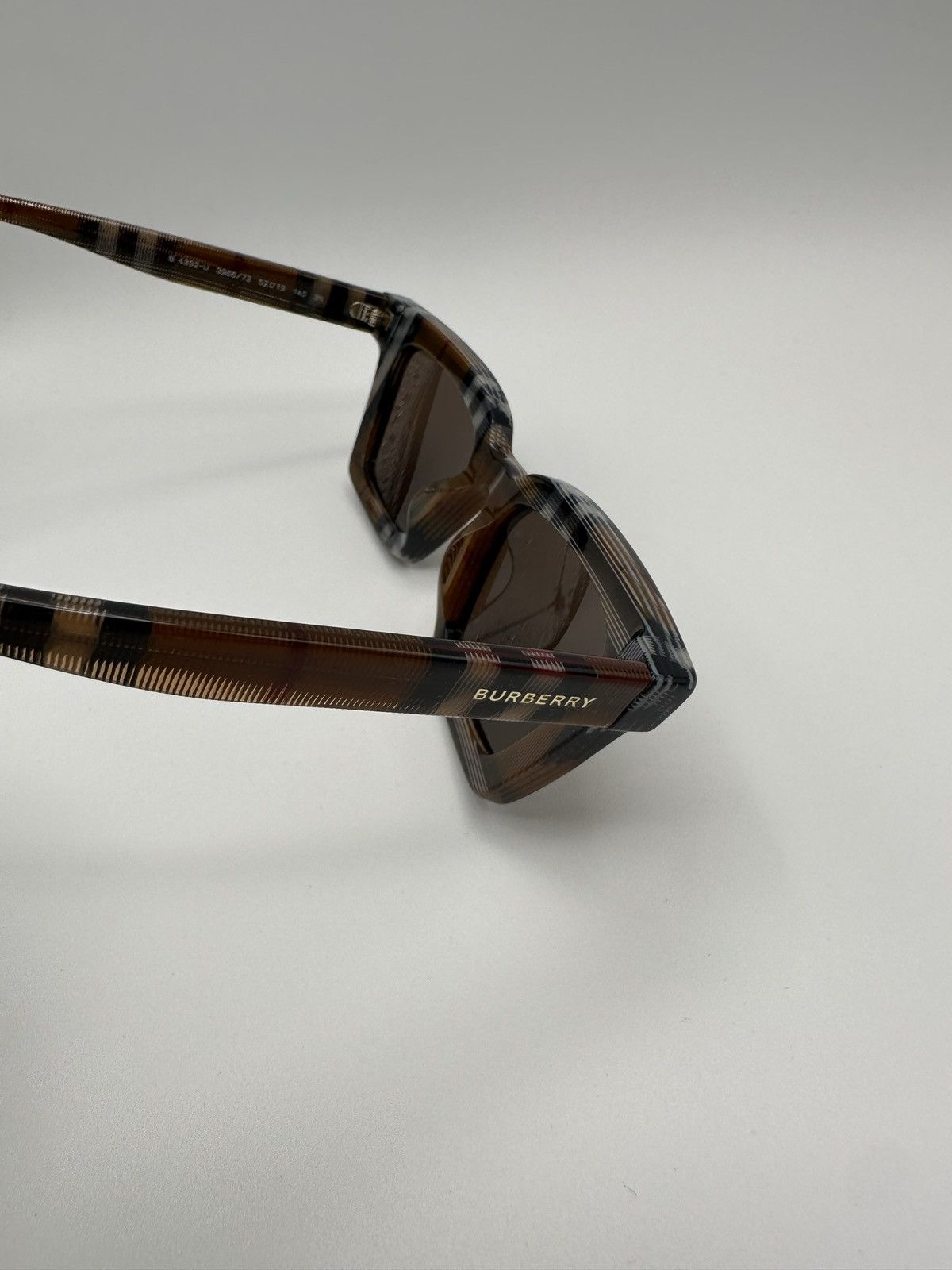 Burberry Burberry Checkered Acetate Sunglasses Size ONE SIZE - 4 Thumbnail
