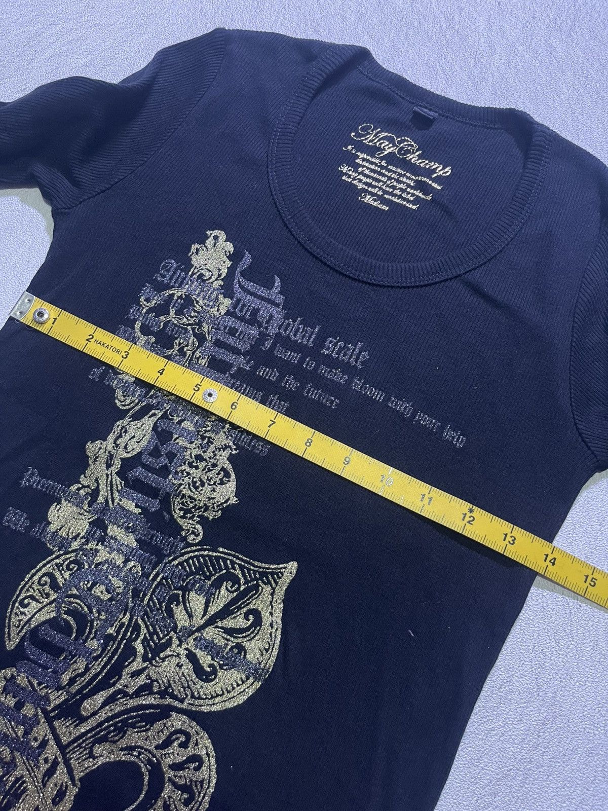 Japanese Brand Y2K MAY CHAMP long sleeve tshirt Size S / US 4 / IT 40 - 8 Thumbnail