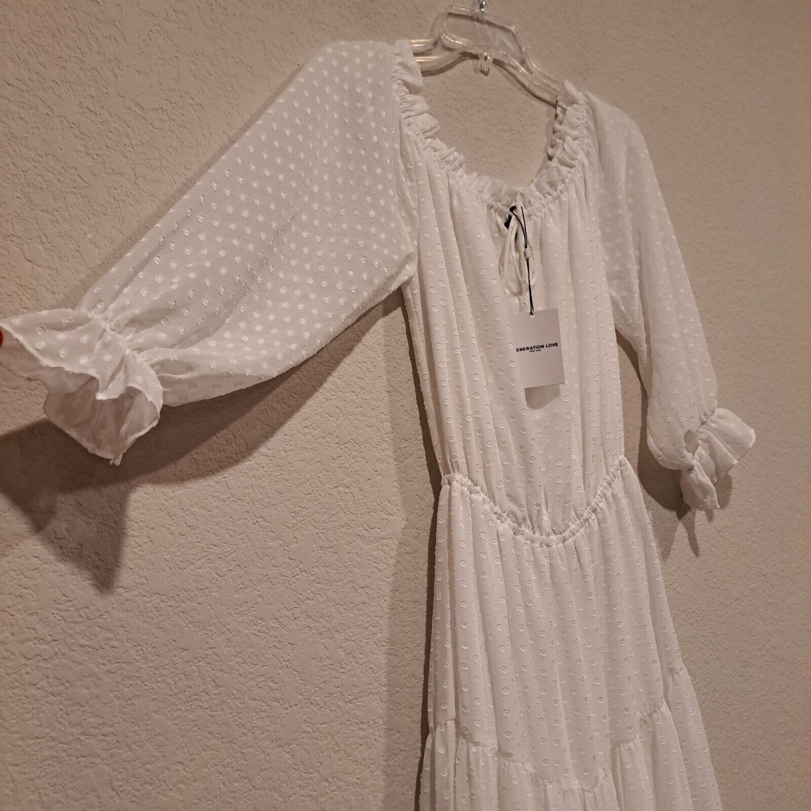 Generation Love Generation Love Leoni Jacquard Maxi Dress White Size XS NWT Size XS / US 0-2 / IT 36-38 - 5 Thumbnail