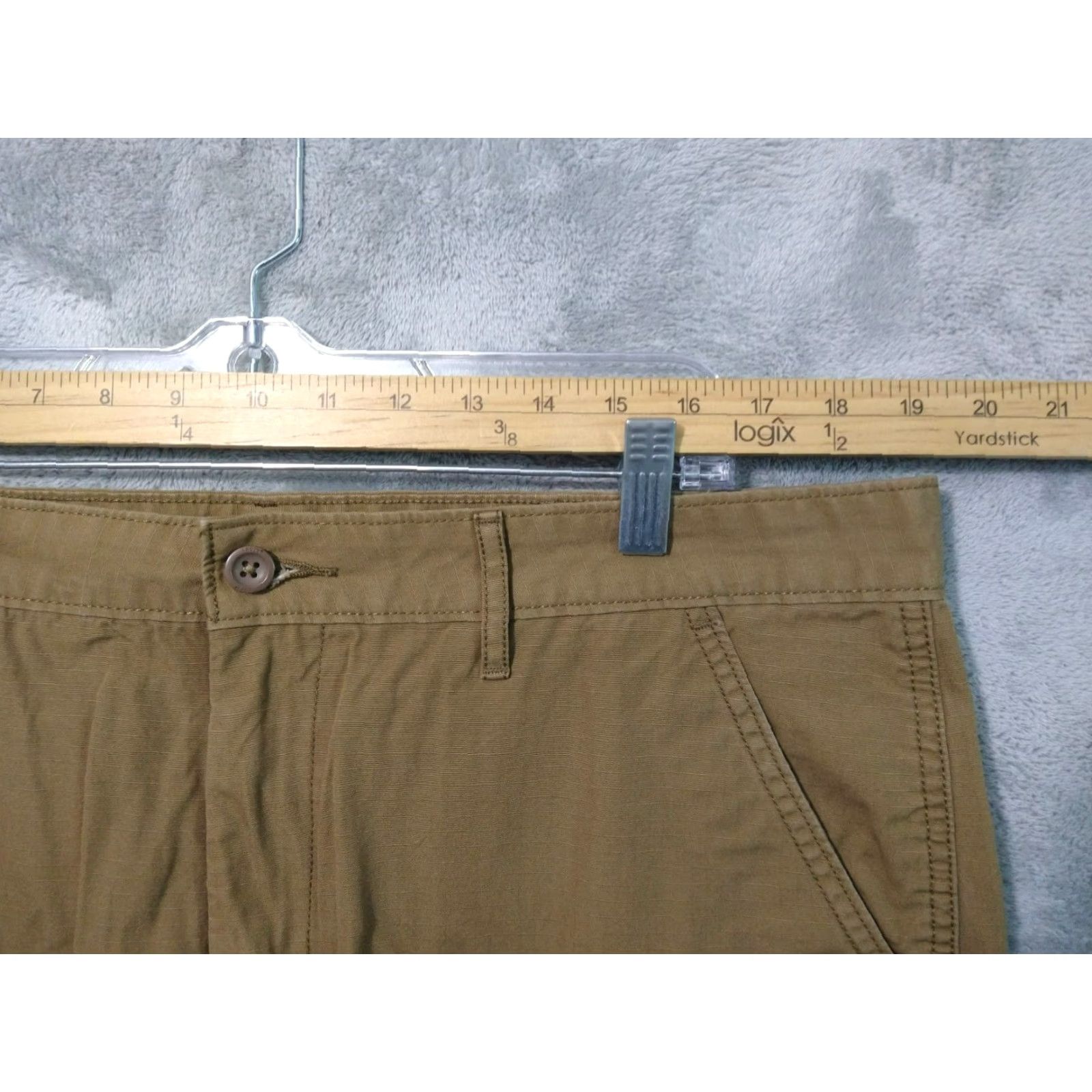 Levi's Levi's Shorts Mens 38 Brown Cargo Military Utility Ripstop Street Wear Grunge Size US 38 / EU 54 - 3 Thumbnail
