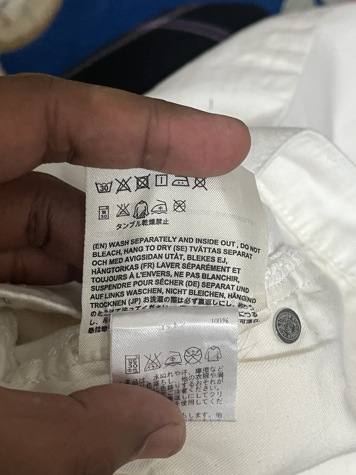 Acne Studios × Vintage Acne Studios River Moleskin Offwhite Casual Pants Size US 31 - 11 Thumbnail