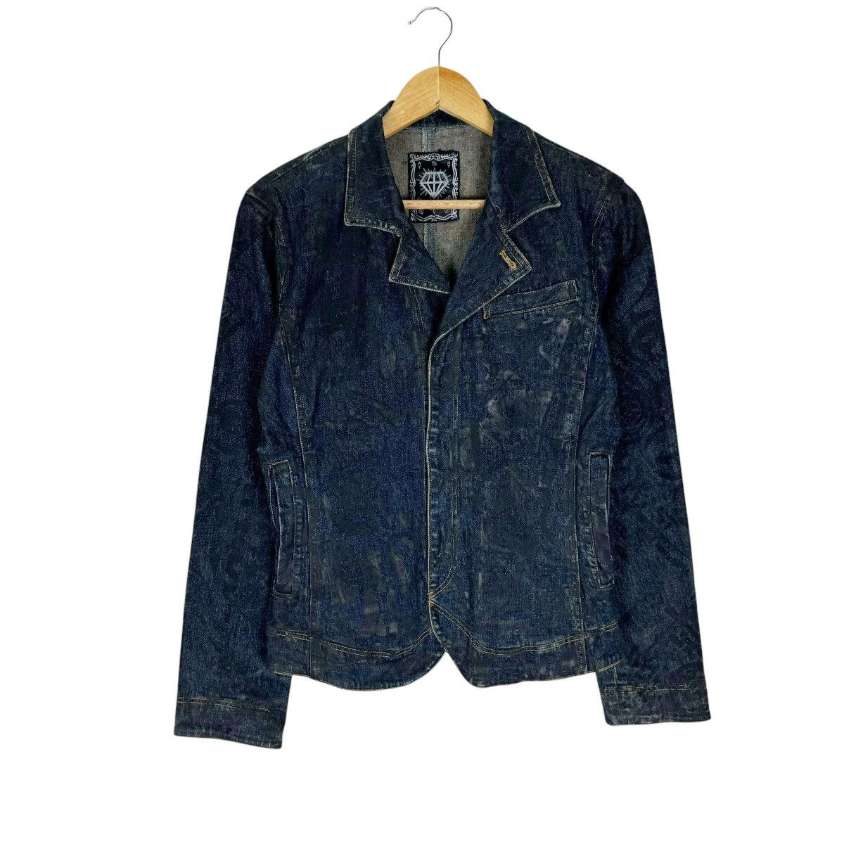If Six Was Nine × Japanese Brand ☀️ALGONQUINS ART JEANS DEMIM JACKET Size M / US 6-8 / IT 42-44 - 2 Thumbnail