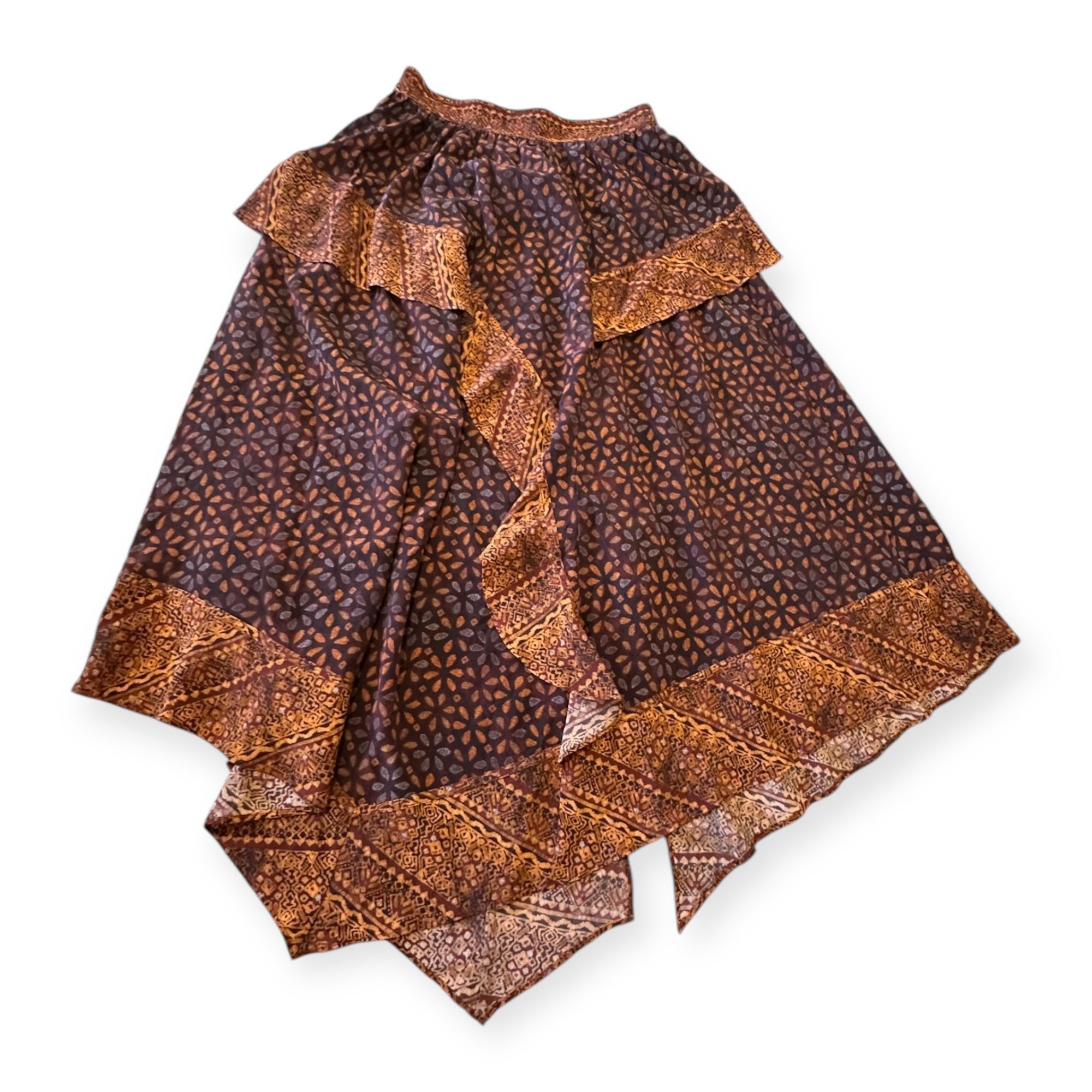 Ulla Johnson Ulla Johnson Silk Omila Skirt in Agate, Size 2, Brown burgu Size 26" / US 2 / IT 38 - 4 Thumbnail