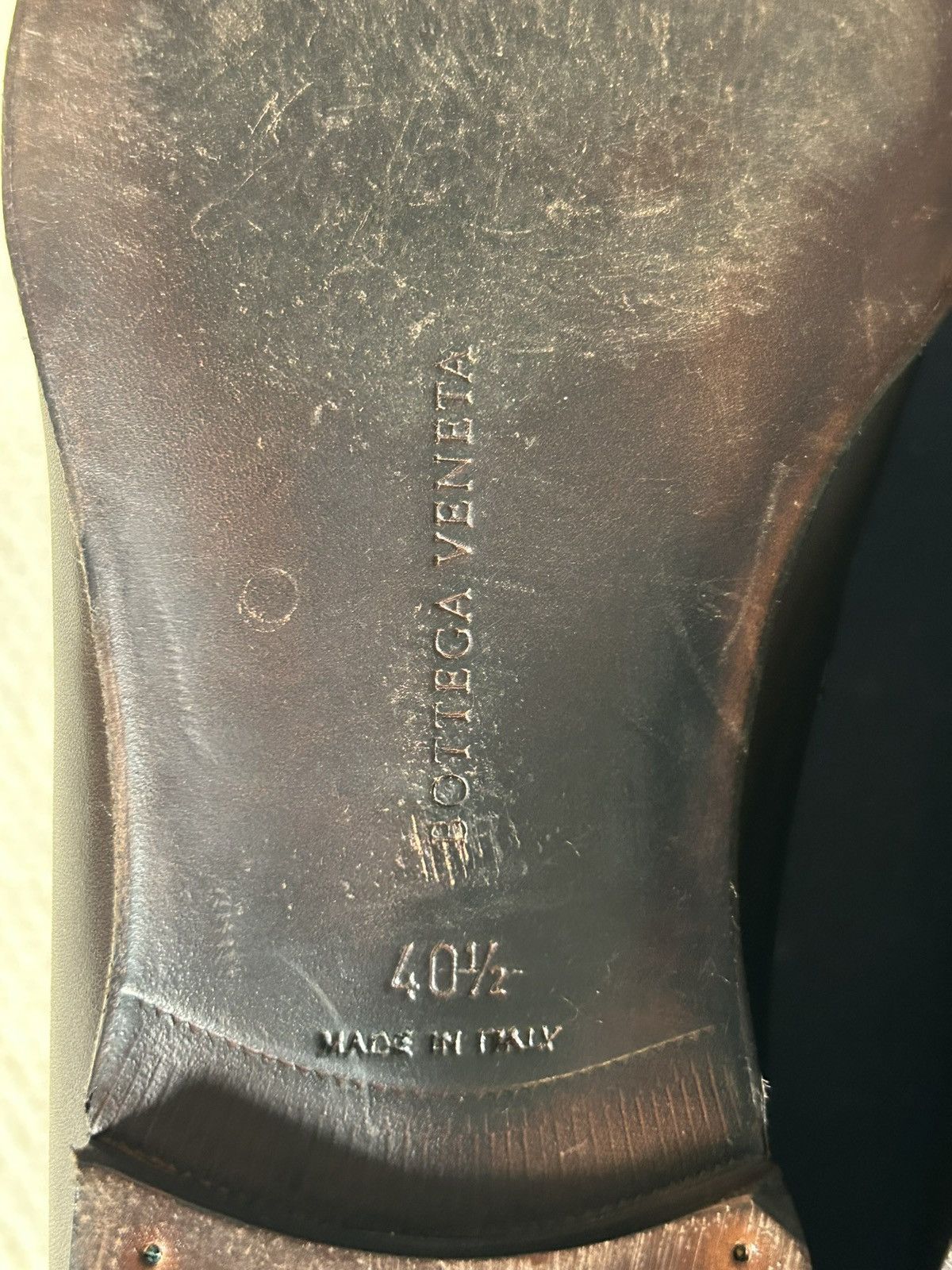 Bottega Veneta 2000s Vintage Bottega Veneta Intrecciato Leather Loafers Size US 7.5 / EU 40-41 - 5 Thumbnail