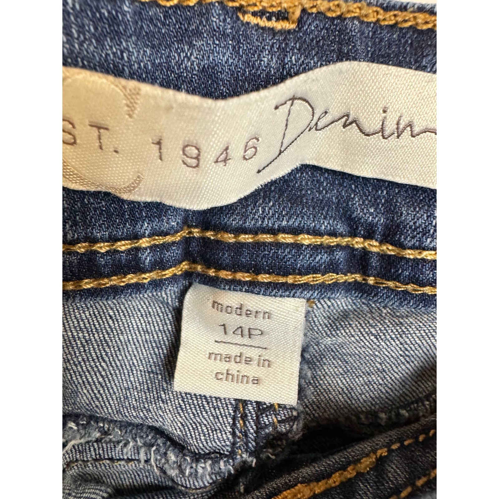 Other Cato Straight Cut Jeans Women's Size 14 Petite Size 36" / US 14 / IT 50 - 3 Thumbnail