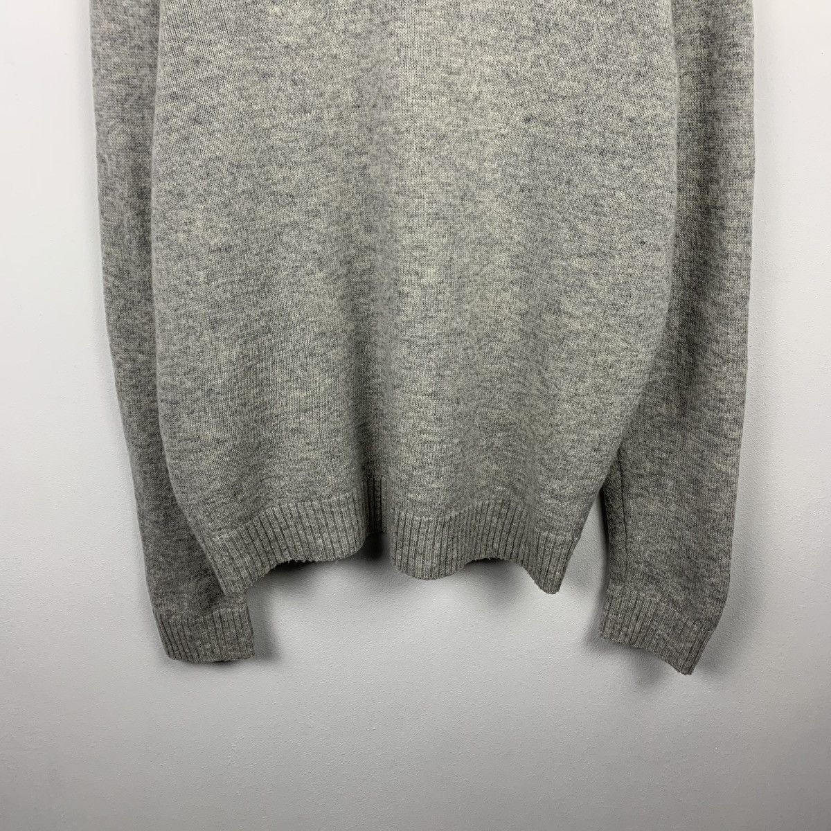 Nike Vintage Nike Swoosh Wool Sweater Gray Size XL Long Sleeve Size US XL / EU 56 / 4 - 3 Thumbnail