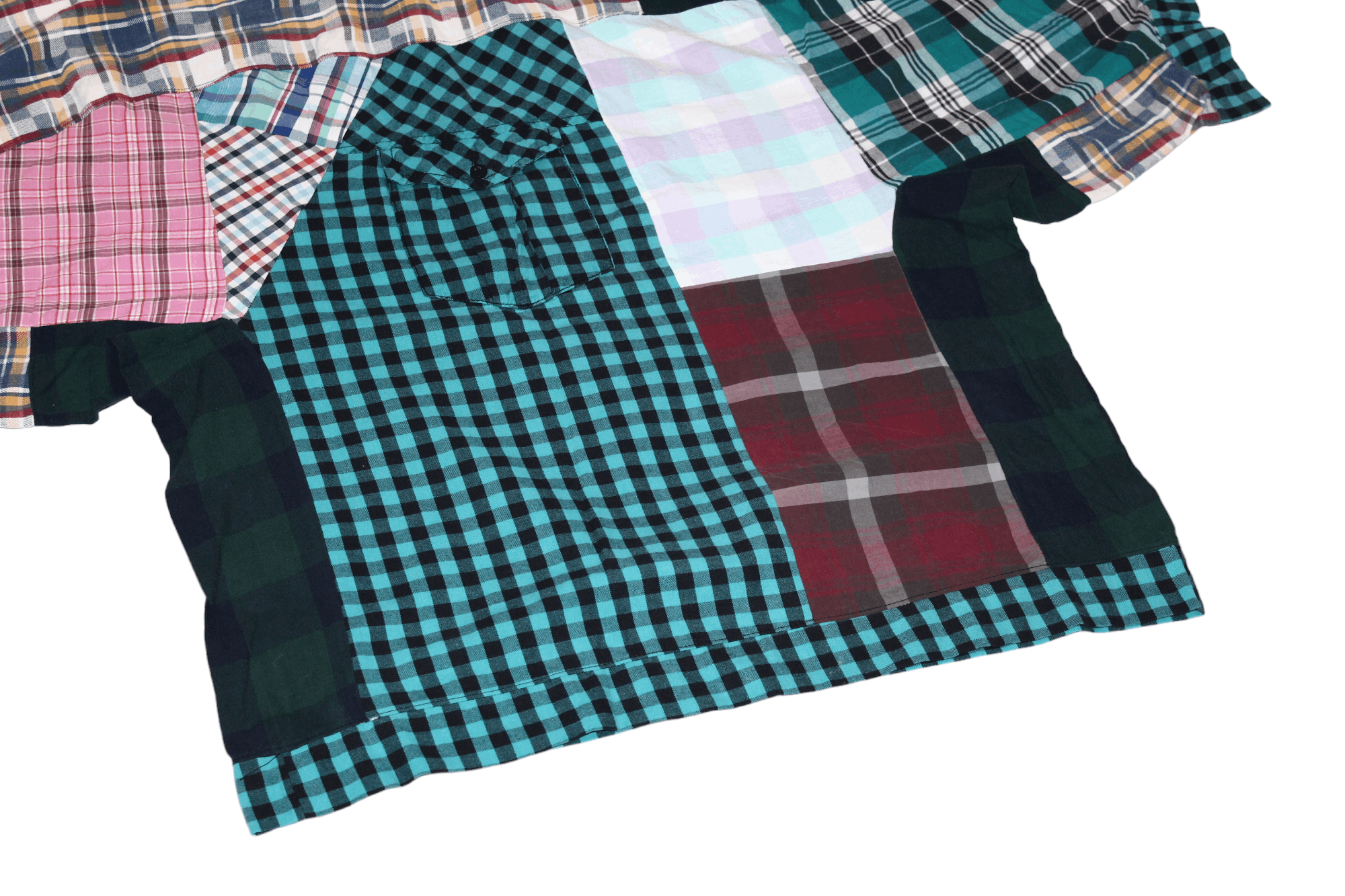 20471120 💥 Adrian Weiss Berlin Kimono Crazy Patchwork Oversized Tee Size L / US 10 / IT 46 - 6 Thumbnail