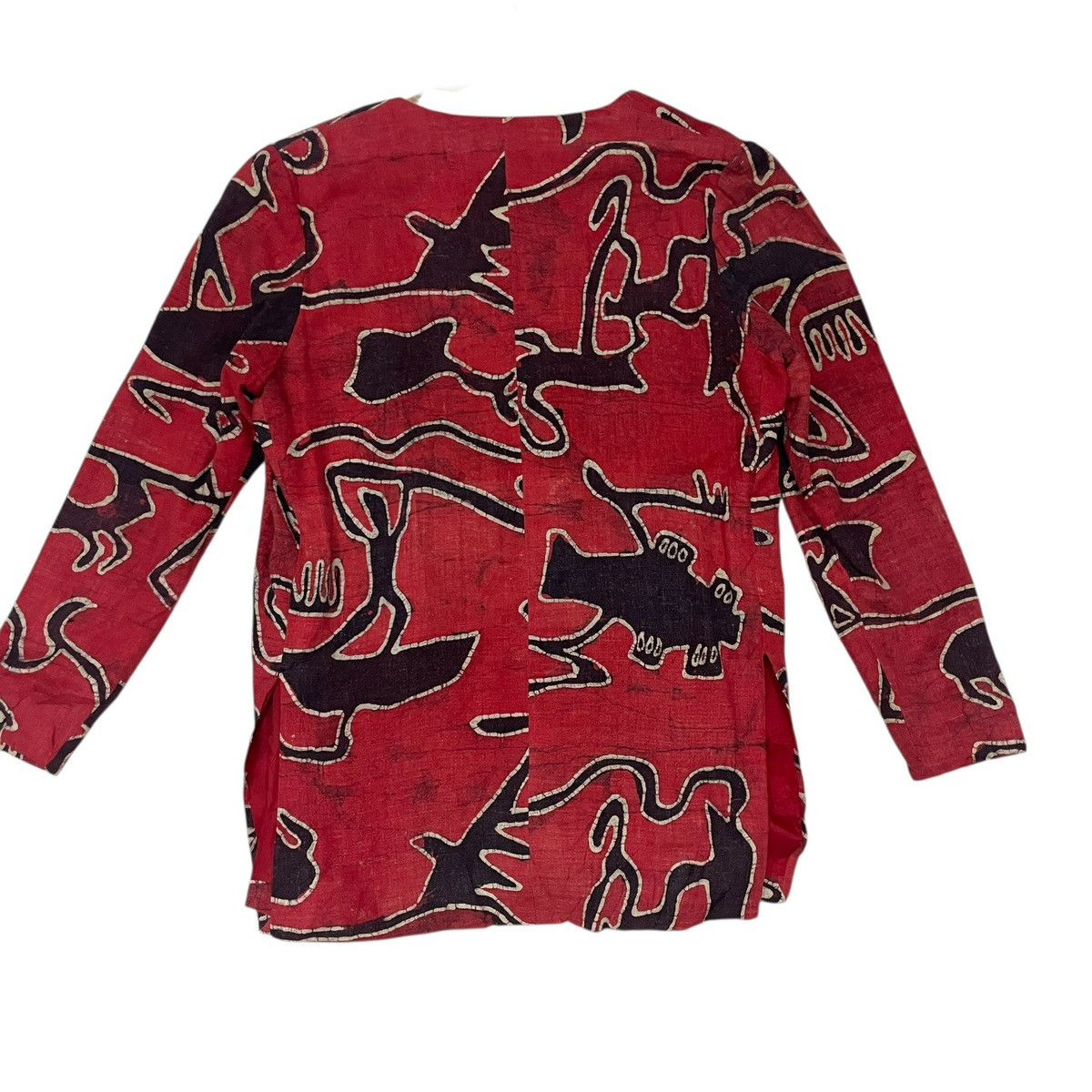 Japanese Brand Vintage Unknown Art Fullprint Coat Jacket Size M / US 6-8 / IT 42-44 - 5 Thumbnail