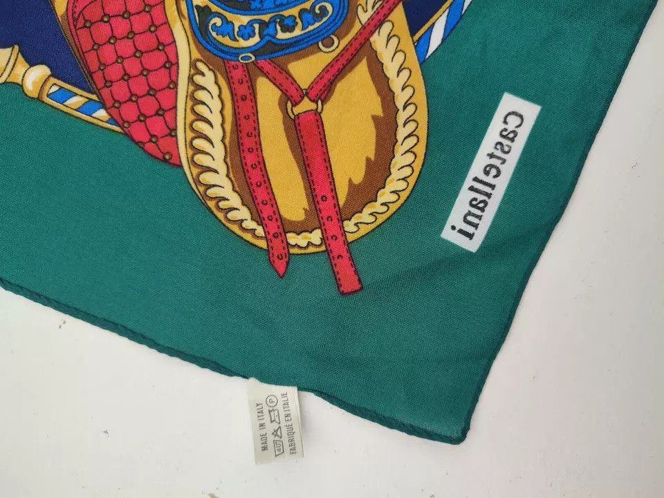 Vintage SCARF VINTAGE AUTHENTIC CASTELLANI 75x75 CM Size ONE SIZE - 7 Thumbnail